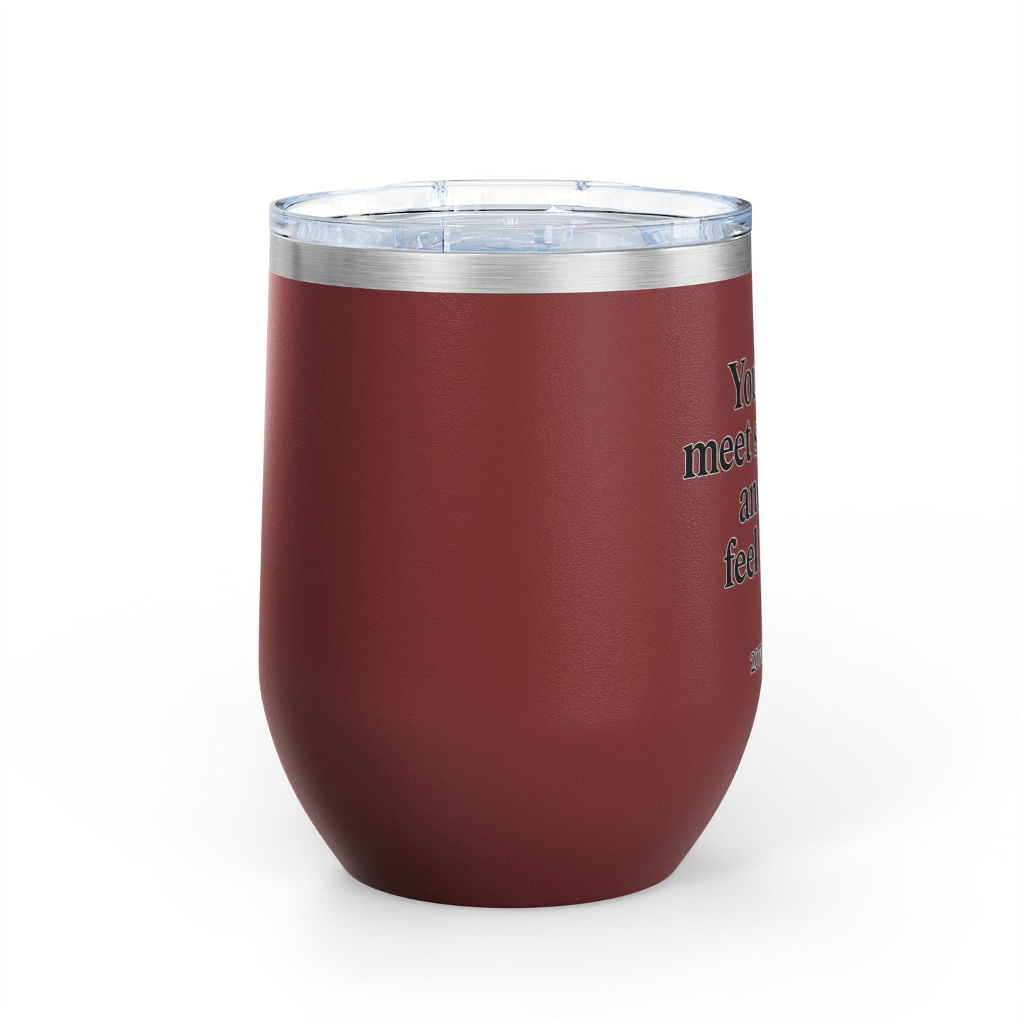 Wine Tumbler with Quote, Perfect for Wine Lovers, Unique Gift for Friends, 12oz Insulated Tumbler for Parties, Outdoor Events, and [...]