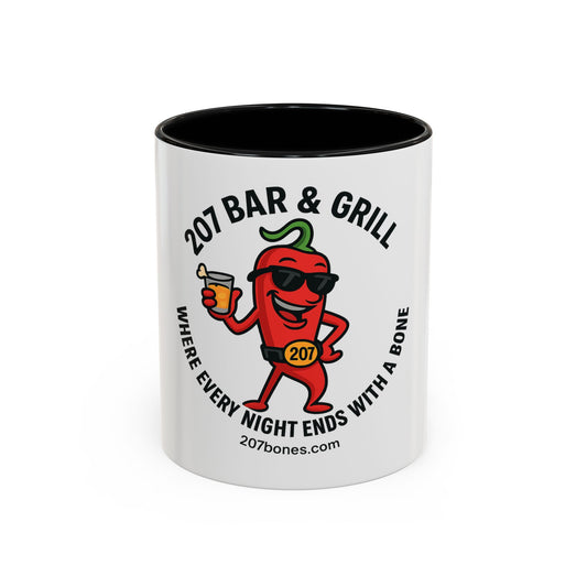 Fun Chili Pepper Accent Coffee Mug - Perfect for Bars, Cooking Gifts, Kitchen Decor, Party Favors, and Casual Gatherings