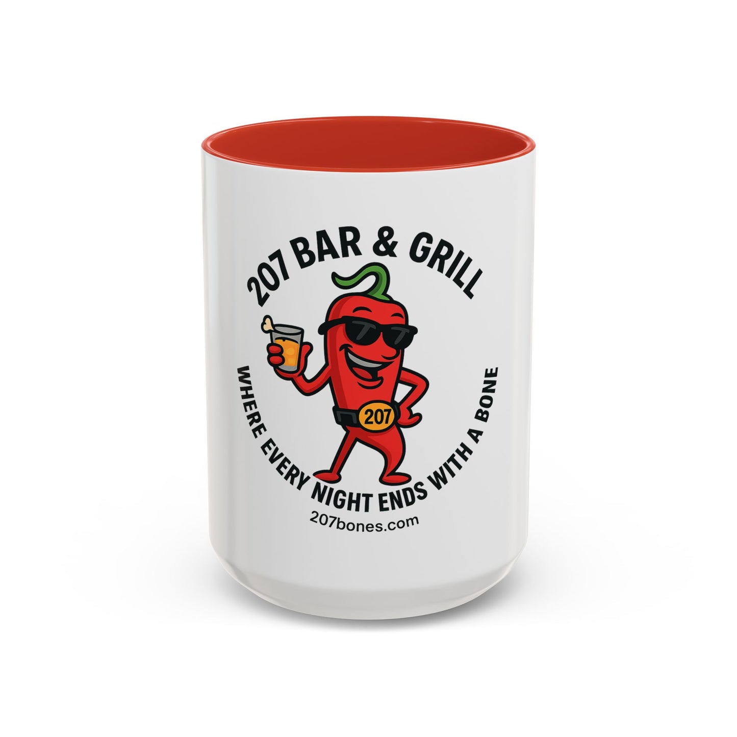 Fun Chili Pepper Accent Coffee Mug - Perfect for Bars, Cooking Gifts, Kitchen Decor, Party Favors, and Casual Gatherings