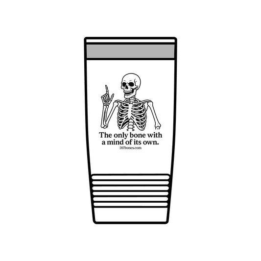Skeleton Insulated Tumbler, 20oz | Funny Bone Cup, Unique Gift for Halloween, Humor Travel Mug, Cute Drinkware, Halloween Decor