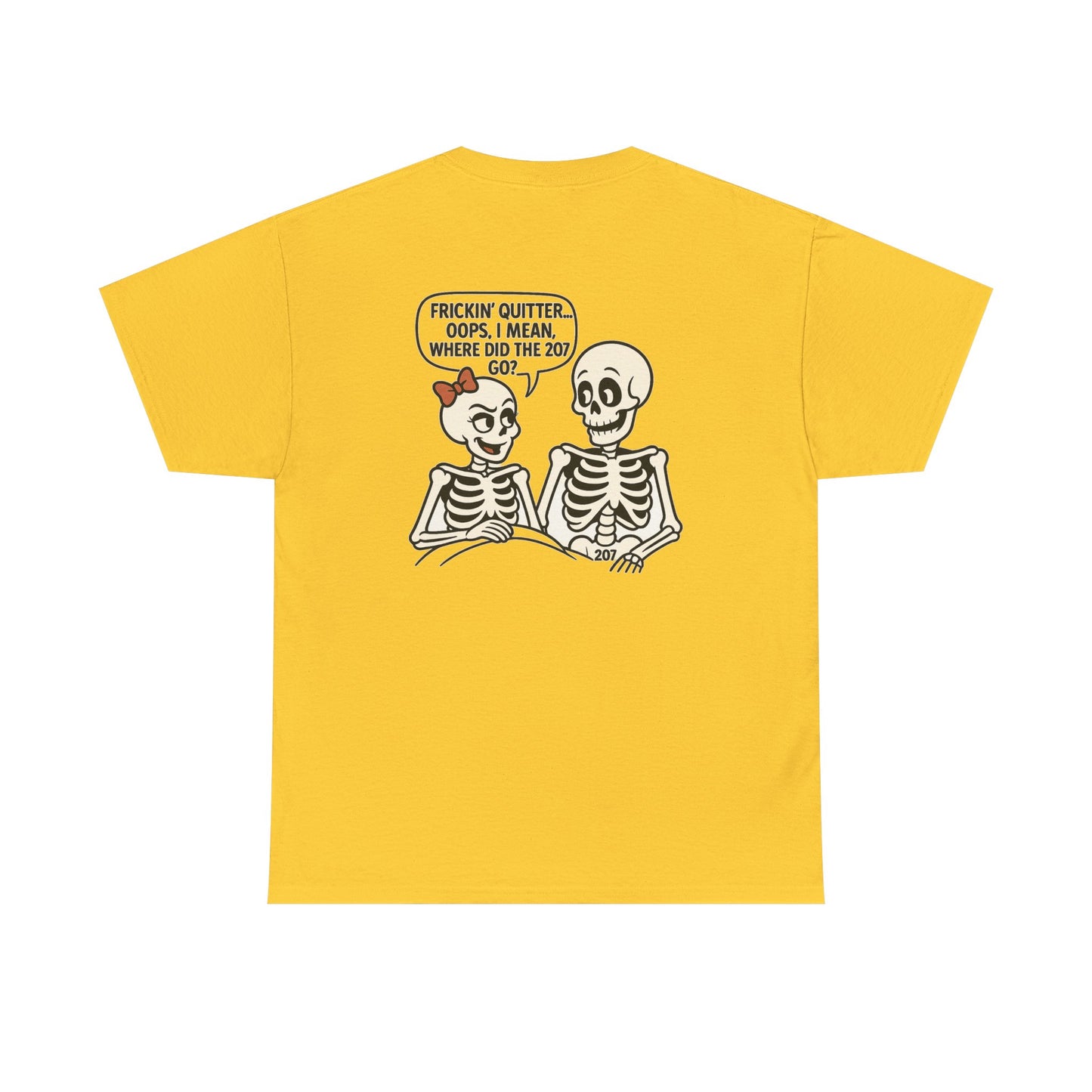 Funny Skeleton Graphic Tee, Unisex Heavy Cotton Shirt, Halloween Apparel, Quirky Gift, Casual Style, Spooky Season Wear
