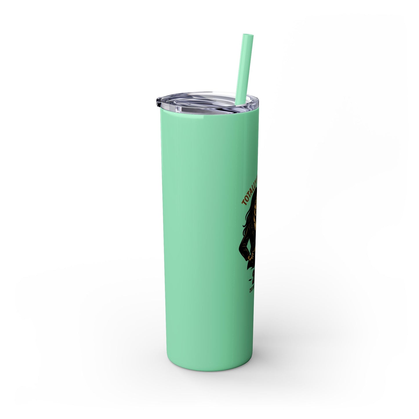 Totally Hooked Skinny Tumbler - 20oz, Cute Halloween Mug, Fun Gift for Coffee Lovers, Party Essentials, Unique Personalized Cup