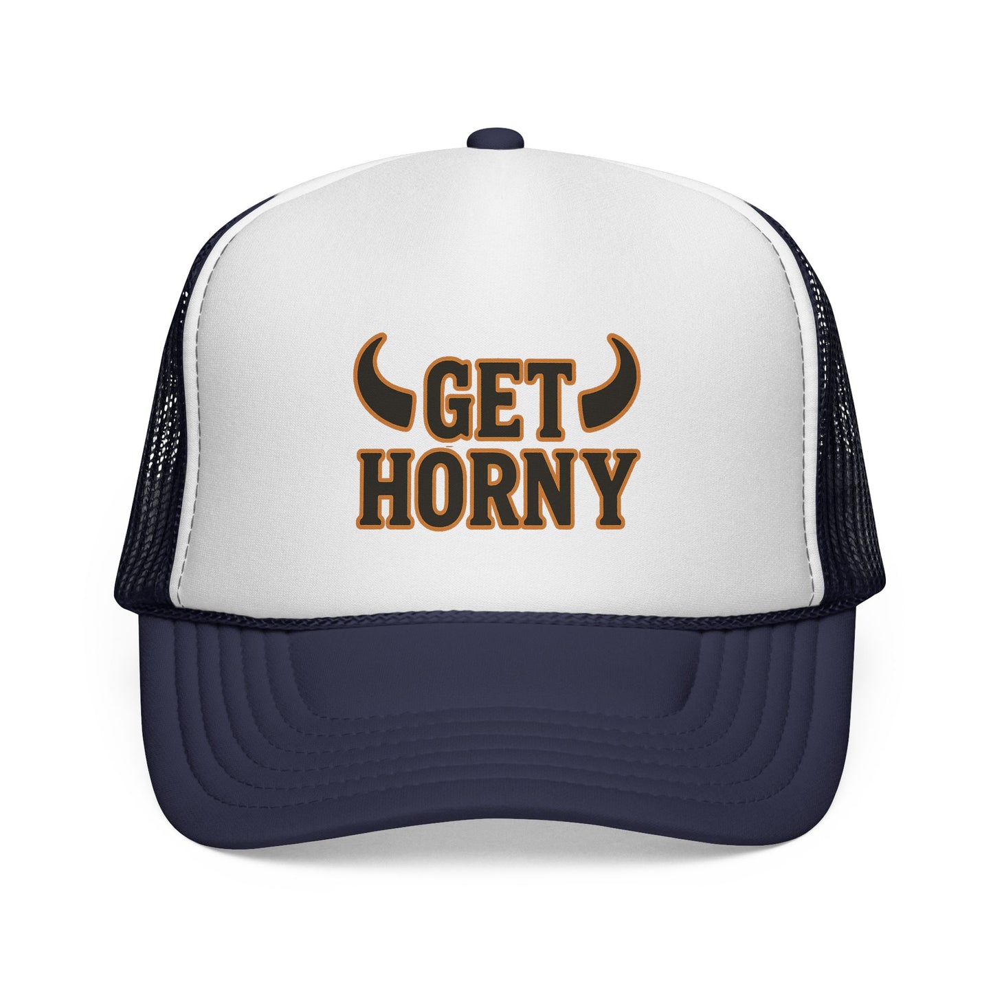 Playful Trucker Cap - "Get Horny" Design, Birthday, Humor Cap
