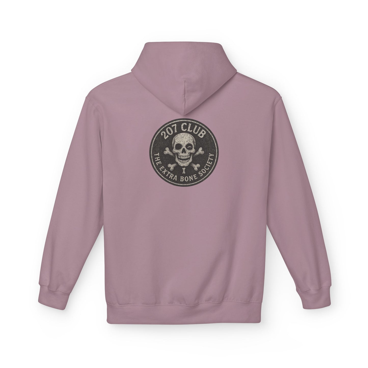 Kiss & Skull Graphic Fleece Hoodie - Trendy Unisex Sweatshirt for Casual Wear, Halloween, Party, Street Style, Gifts