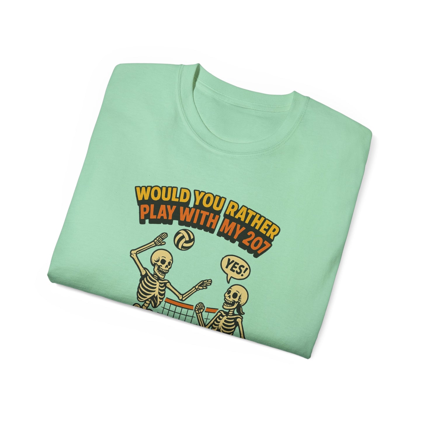 Humorous Skeleton Graphic Tee, Halloween Shirt, Unisex Tee, Playful T-Shirt, Gift for Gamers, Casual Wear