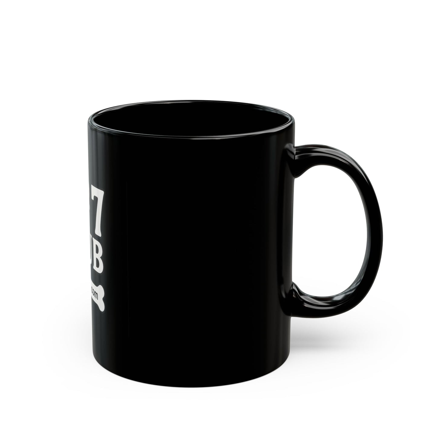 Skull and Bones Black Mug - 207 Club Coffee Cup, Unique Gift for Friends, Halloween Decor, Dark Aesthetic, Skull Lover's Mug