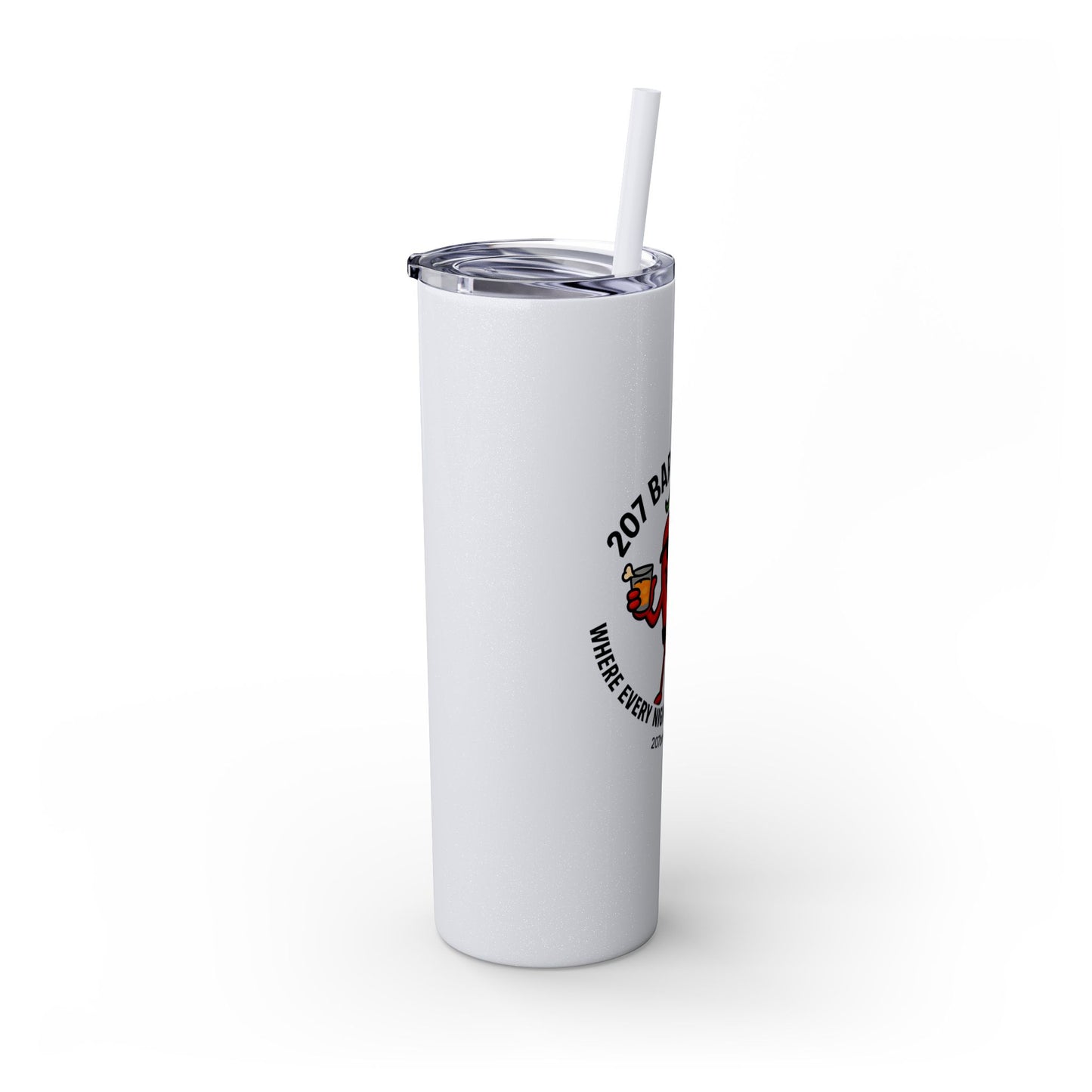 Stylish Skinny Tumbler, Perfect for Bars, Summertime Sipping, Party Favors, Gifts for Drink Lovers, Barware