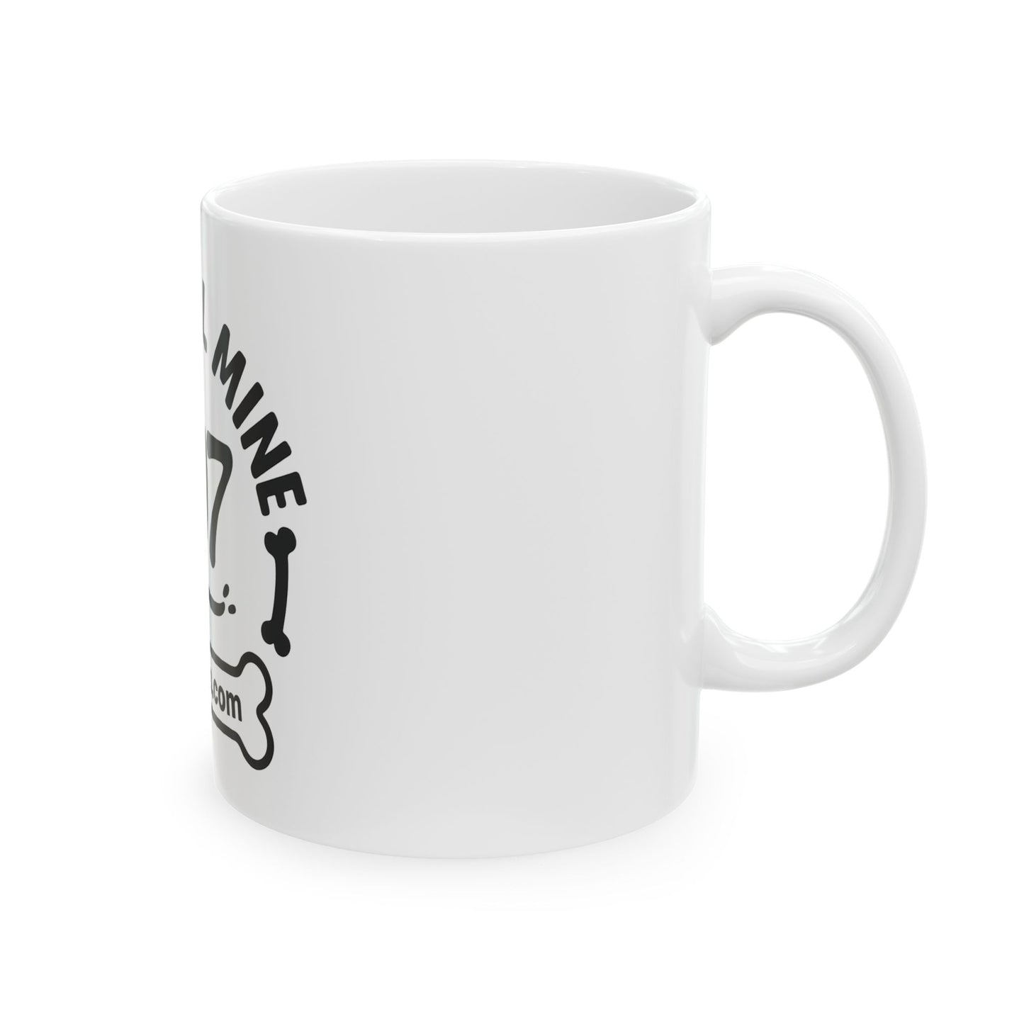Personalized Pet Lover Mug, Funny Dog Owner Gift, Dog Mom Mug, He Is All Mine 207 Mug, Unique Ceramic Coffee Cup