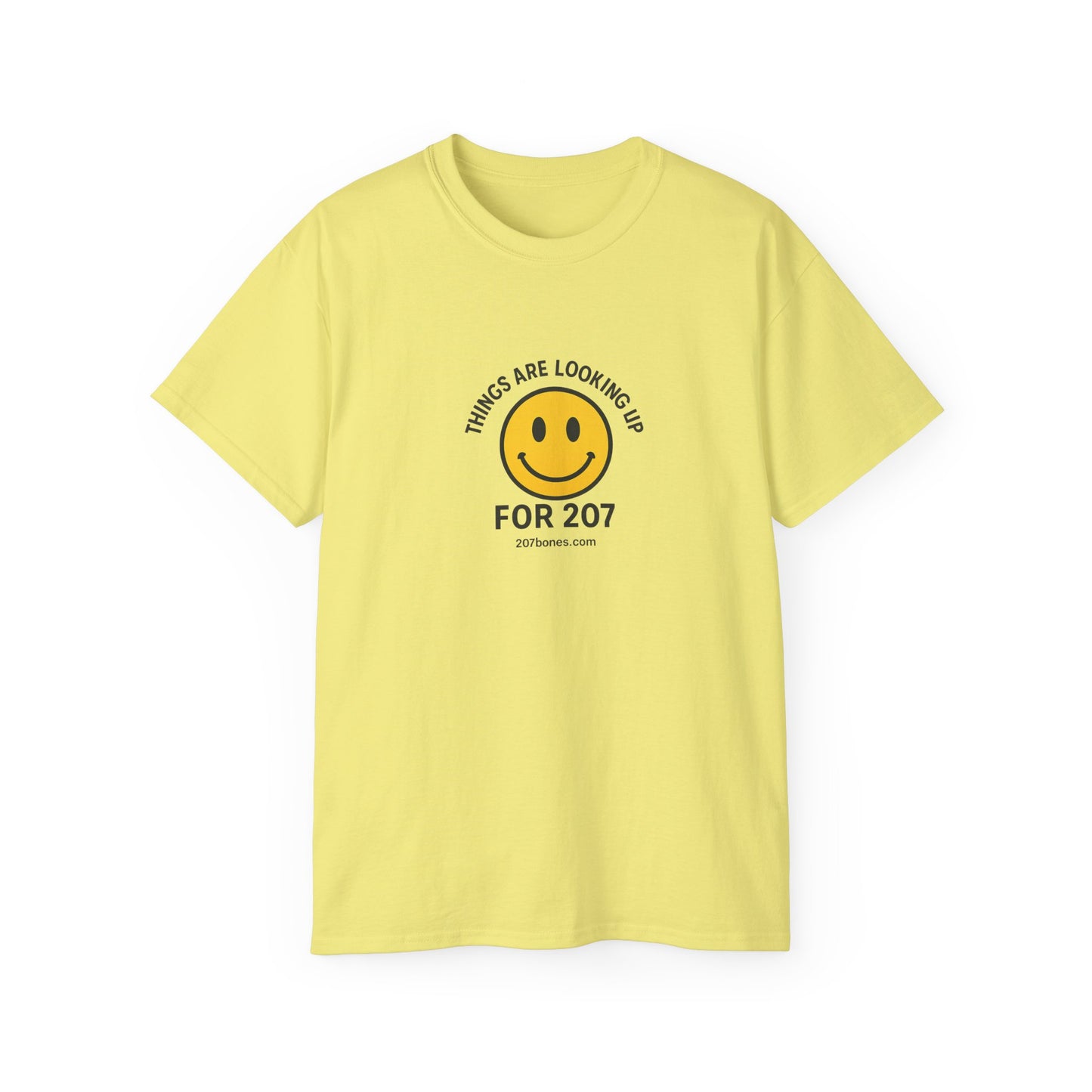 Smiley Message Tee - Unisex Ultra Cotton Shirt | Positive Vibes Apparel, Gift for Friends, Casual Outfit, Everyday Wear, Birthday Present