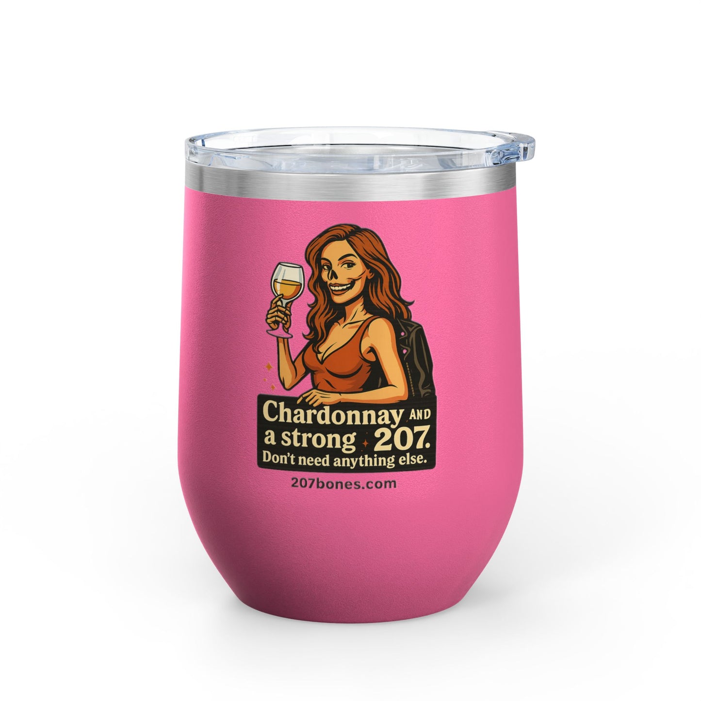 Chardonnay Wine Tumbler, Funny Wine Gift, 12oz Insulated Cup for Wine Lovers, Perfect for Parties and Celebrations, Unique Gift Ideas, [...]