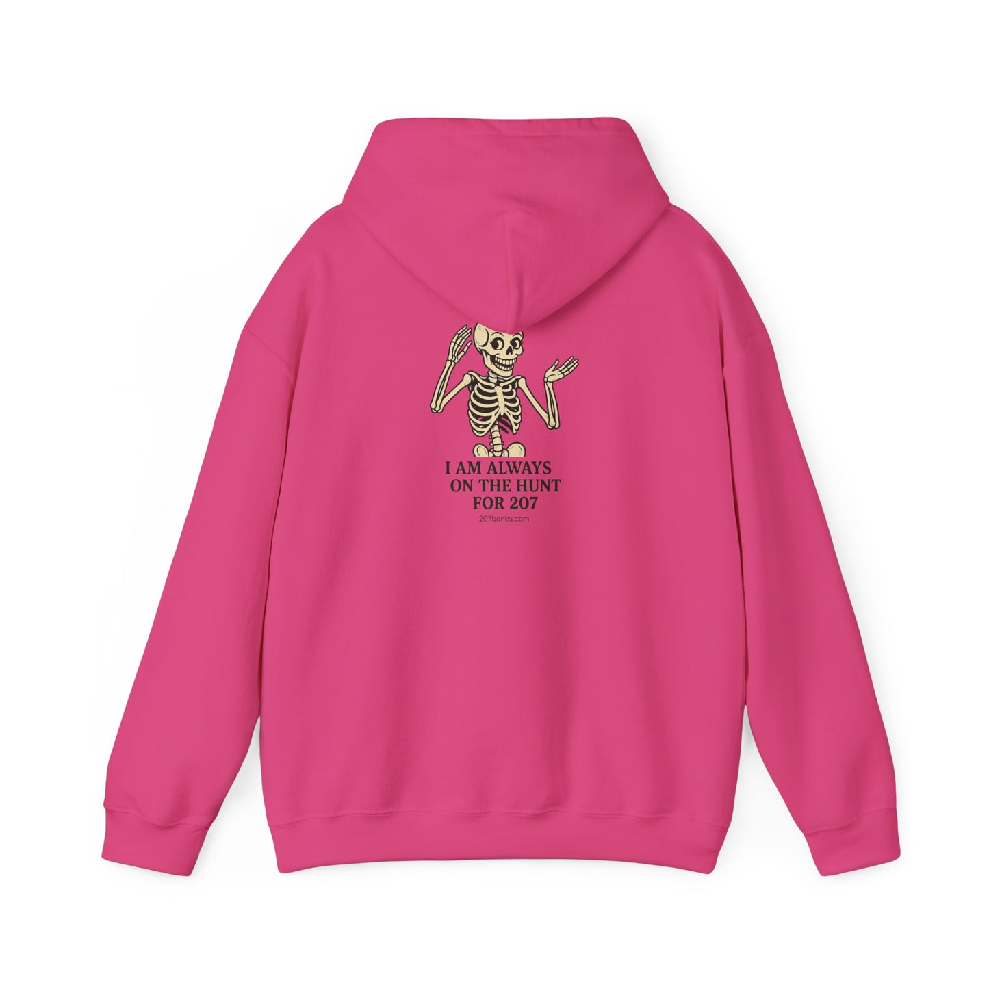 Stylish Unisex Hoodie with Playful Skeleton Design - Cozy, Casual, Perfect for All Seasons, Ideal Gift for Halloween and Trendy Wearers.