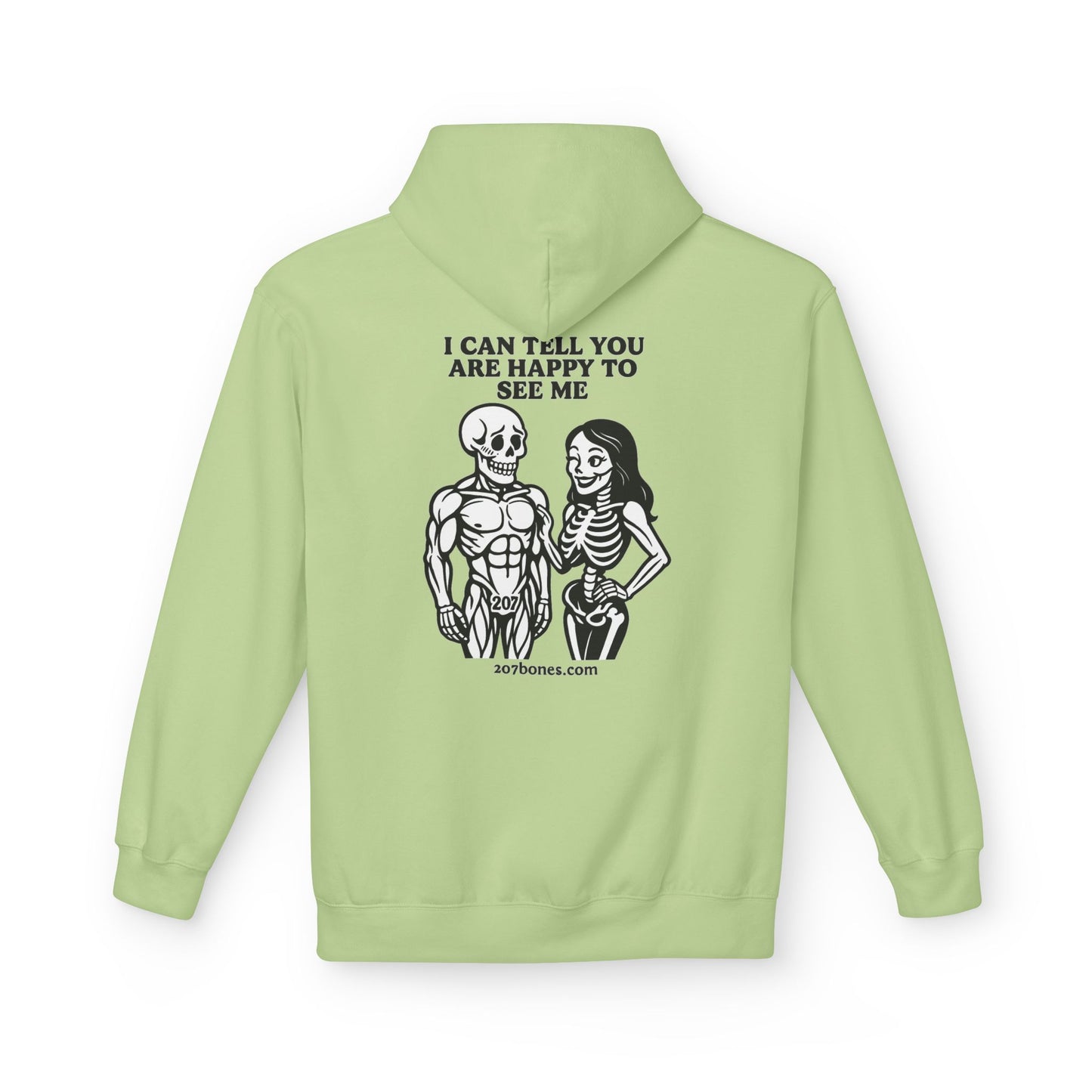 Skeleton Humor Hoodie, Unisex Funny Hoodie, Softstyle Fleece, Halloween Apparel, Gift for Him and Her, Comfortable Casual Wear