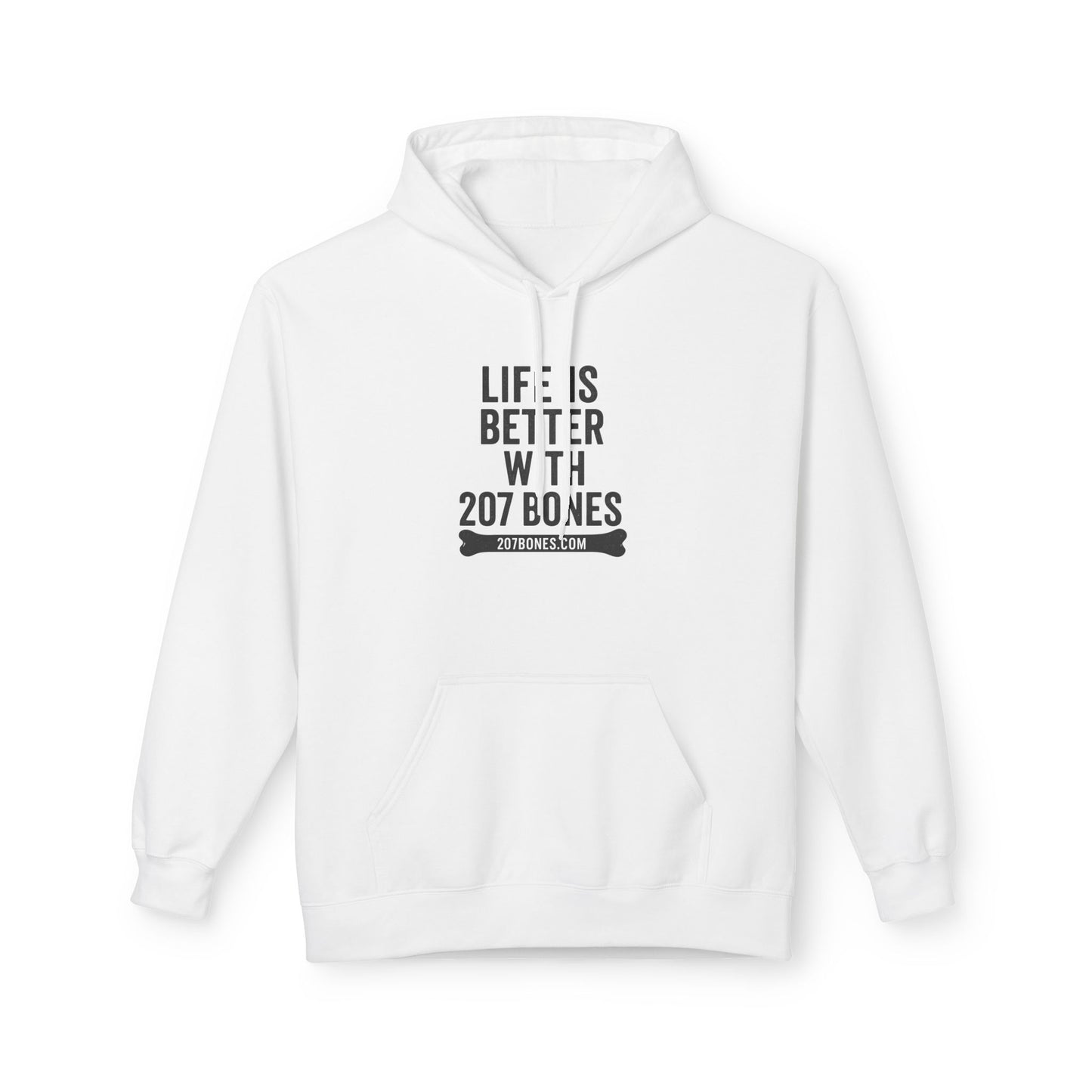 Life is Better with 207 Bones Hoodie, Unisex Softstyle Fleece Sweatshirt, Cozy Animal Lover Apparel, Gift for Pet Owners, Funny Dog [...]