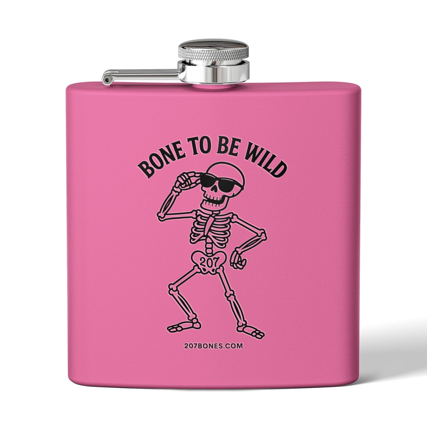 Stylish Skeleton Flask - Bone to Be Wild, Unique Gift for Parties, Camping, Weddings, or Just for Fun