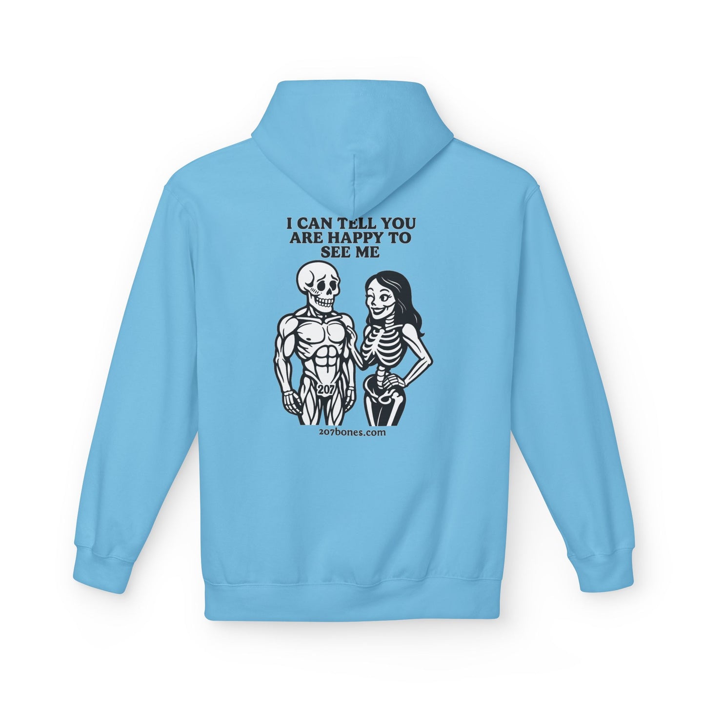 Skeleton Humor Hoodie, Unisex Funny Hoodie, Softstyle Fleece, Halloween Apparel, Gift for Him and Her, Comfortable Casual Wear