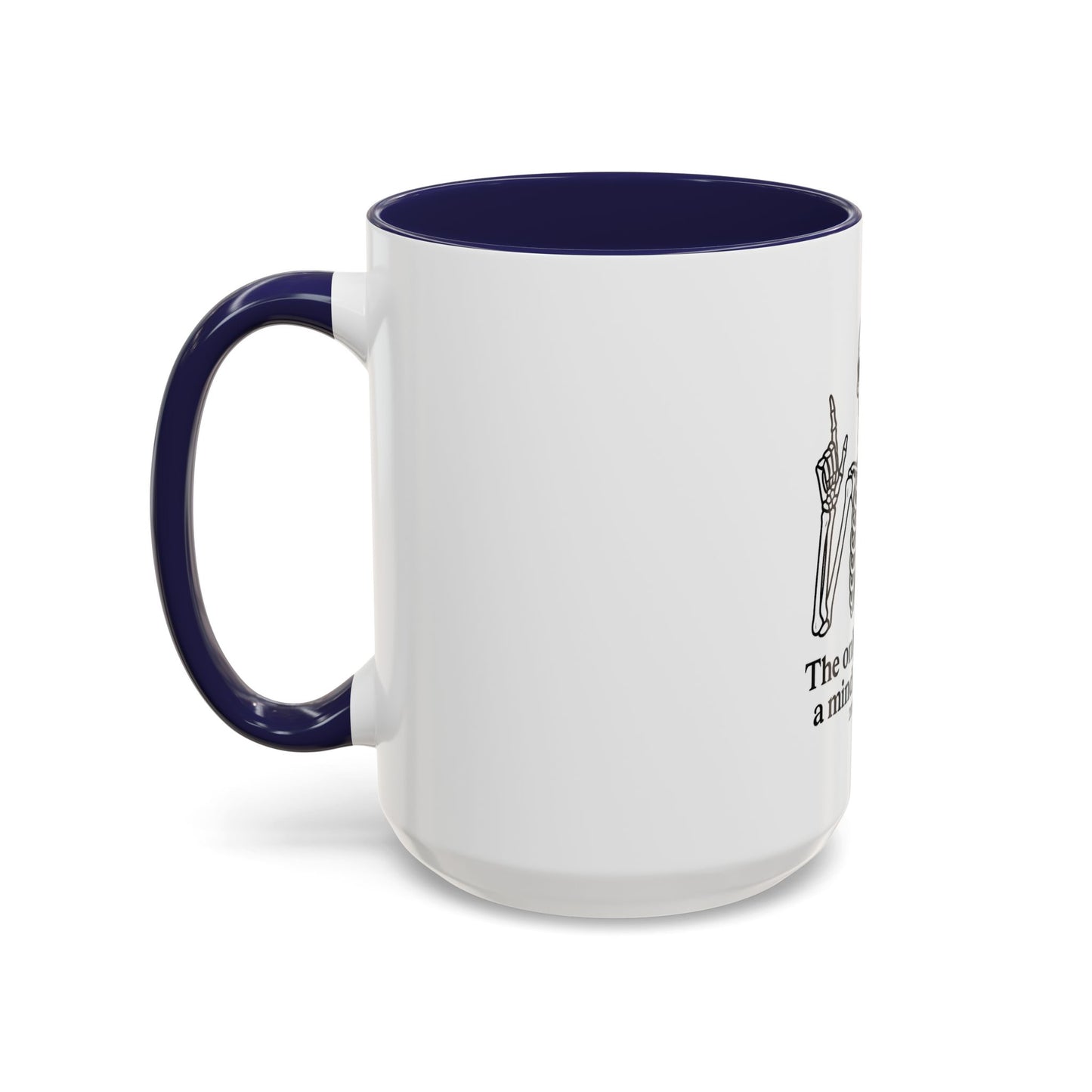 Skeleton Coffee Mug, Fun Halloween Mug, Humor Gift for Bone Lovers, Skeleton Decor, Unique Coffee Cup