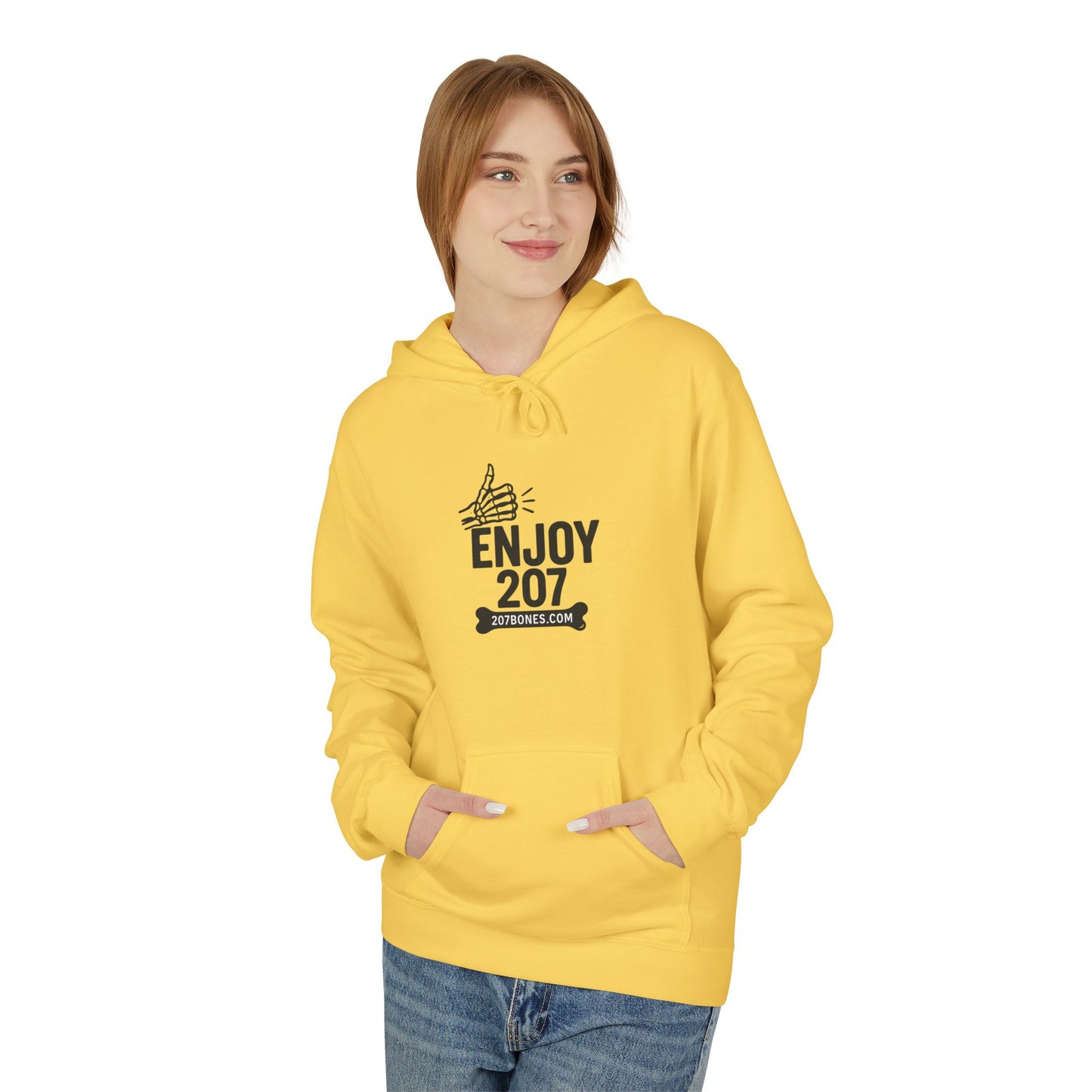 Enjoy 2017 Unisex Fleece Hoodie, Comfortable Gift, Casual Wear, Party Outfit, Cozy Layering Piece, Birthday Gift