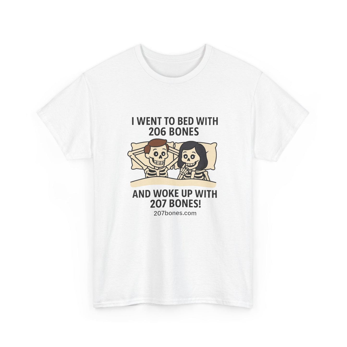 Funny Bone Humor Tee, Unisex Cotton T-Shirt, Gift for Halloween, Quirky Graphic Tee, Unique Birthday Present