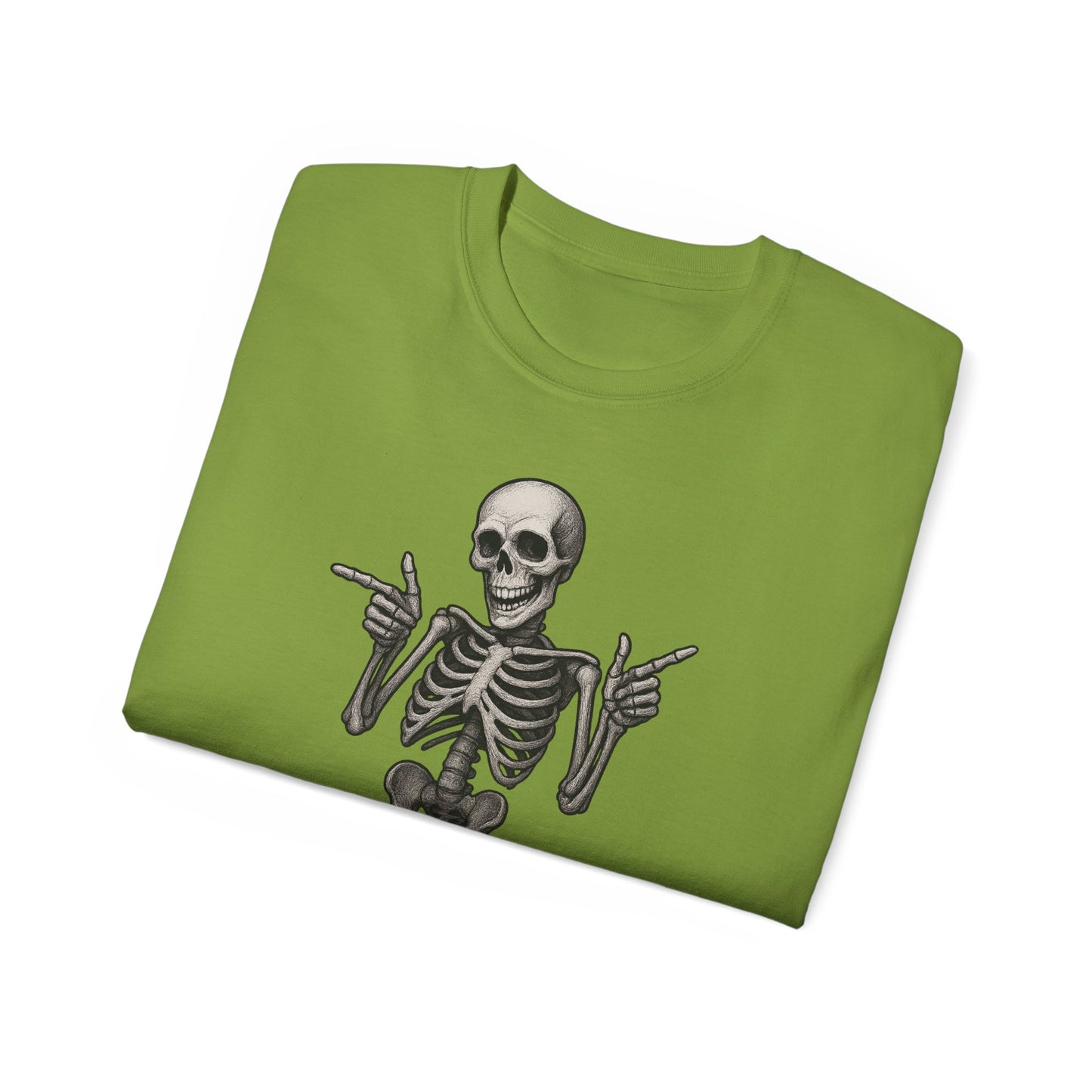 Skeleton Humor Tee: Perfect for Halloween, Parties, Birthdays, Casual Outfits, Gifts