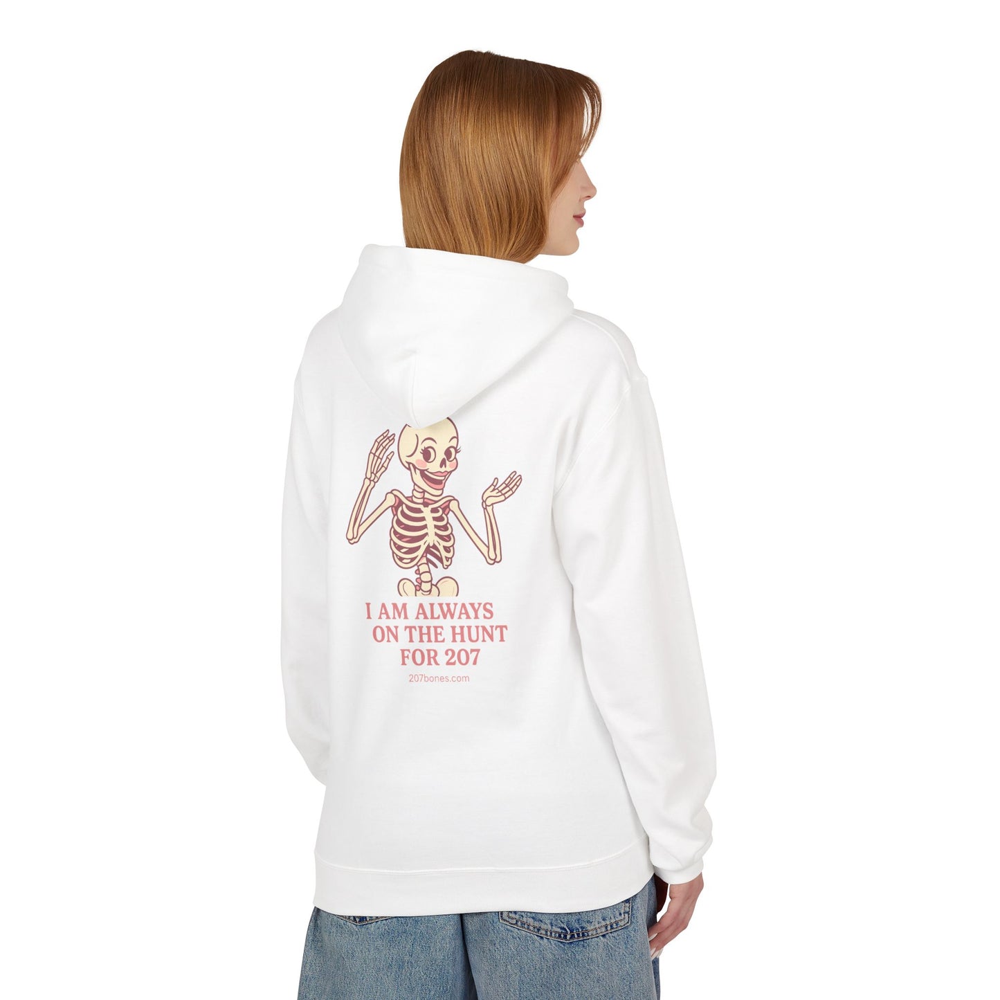 Cute Skeleton Hoodie, Unisex Fleece, Funny Halloween Gear, Gift for Spooky Season, Year-Round Comfort Wear, Trendy Layering