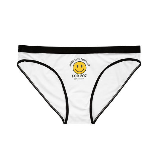 Happy Vibes Women's Underwear, Cute Panties, Unique Gift for Her, Fun Loungewear, Mood-Boosting Intimates