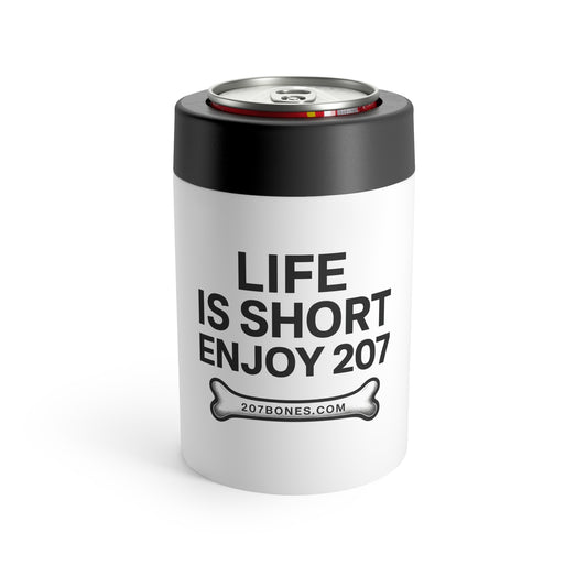 Cheers Can Holder - Fun Drink Cozy, Life is Short Quote, Unique Gift for Friends, Party Accessory, Summer BBQ Essential