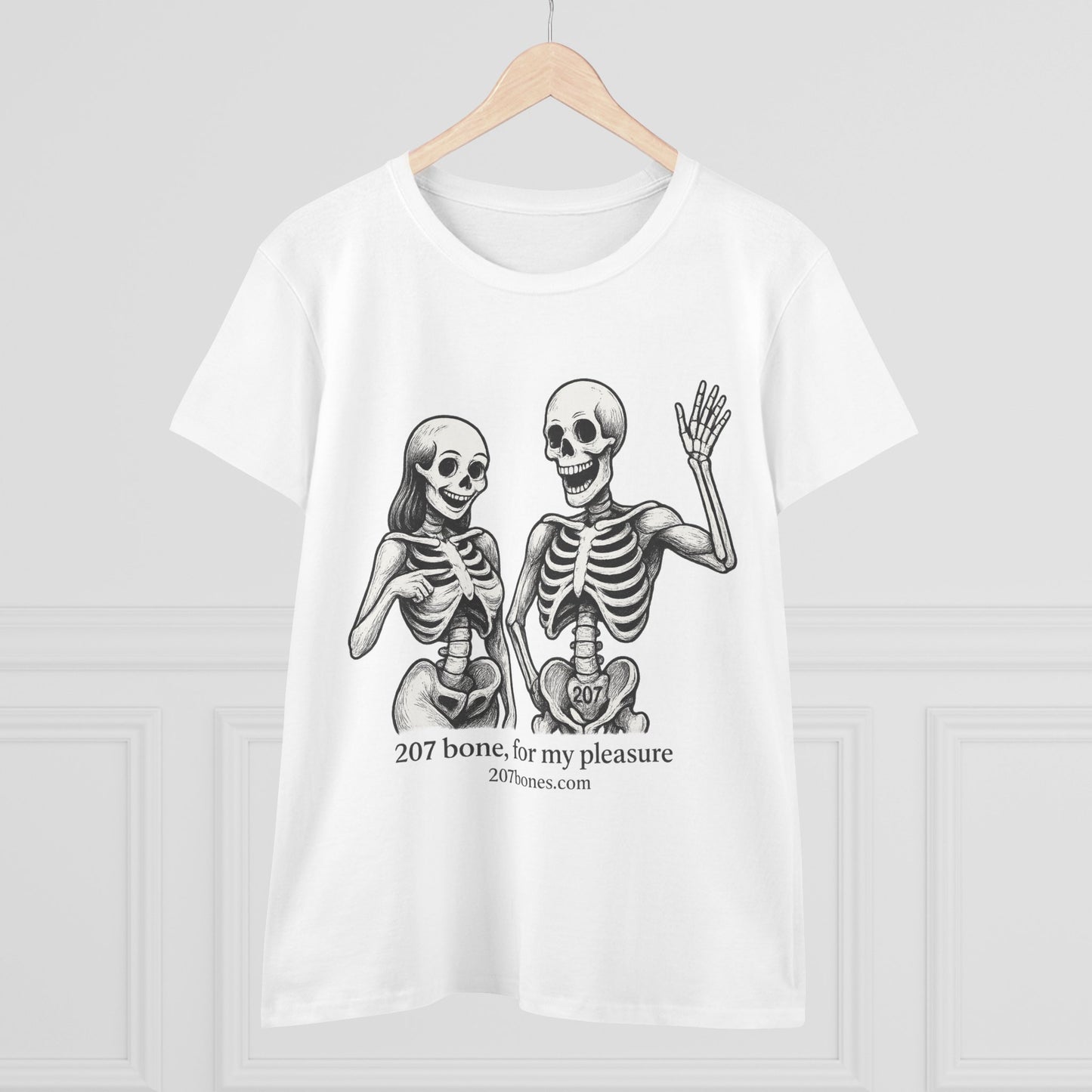 Funny Skeleton Graphic Tee, Halloween Shirt, Quirky Women's Top, Casual Everyday Wear, Gift for Friends