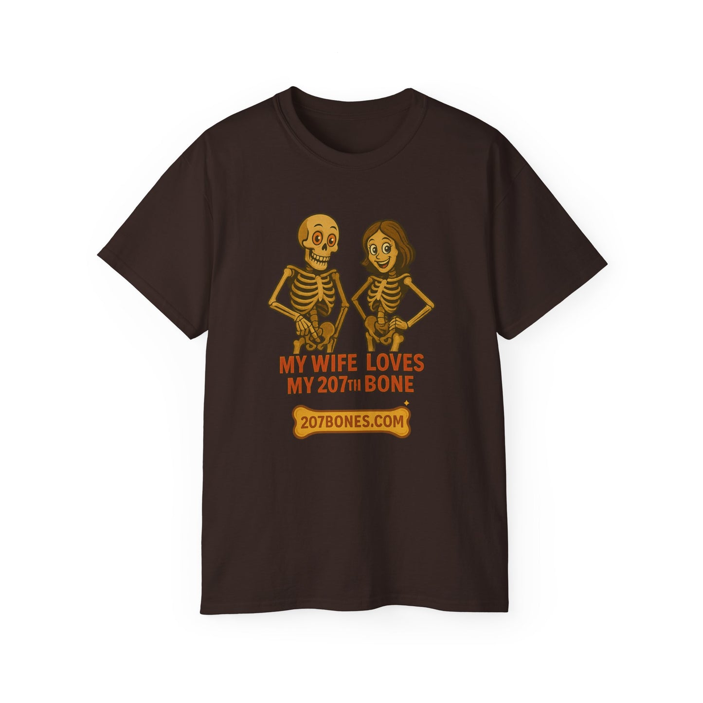 Skeleton Couple Tee, Funny Halloween Shirt, Gift for Couples, Spooky T-Shirt, Unisex Graphic Tee, Bone Humor Top