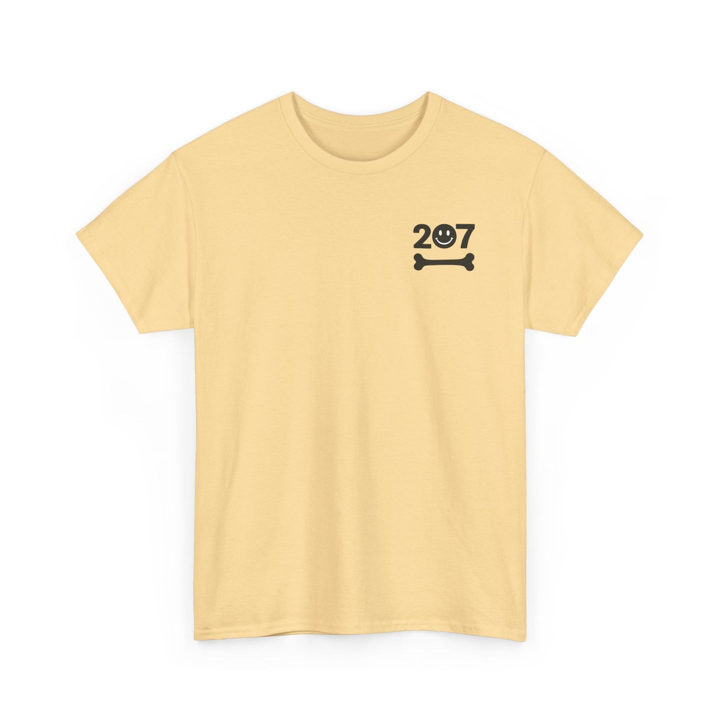 Unisex Heavy Cotton Tee - 'Life is Better with 207 Bones' Dog Lover's Shirt, Pet Owner Gift, Casual Everyday Tee, Animal Lover [...]