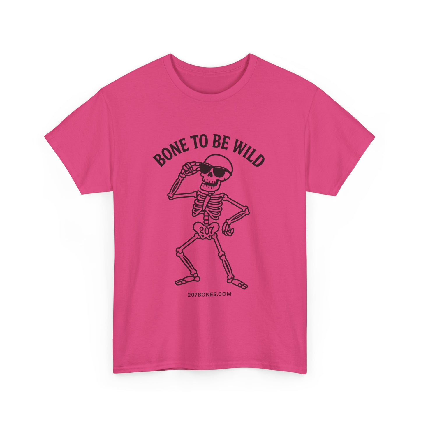 Bone to Be Wild Skeleton Tee, Unisex Cotton Shirt, Festival Wear, Halloween Shirt, Casual Summer Top