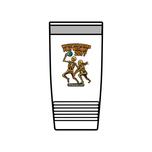 Halloween Insulated Tumbler, 20oz - Fun Skeleton Design, Would You Rather Game, Unique Gift for Spooky Season, Party Drinkware, [...]