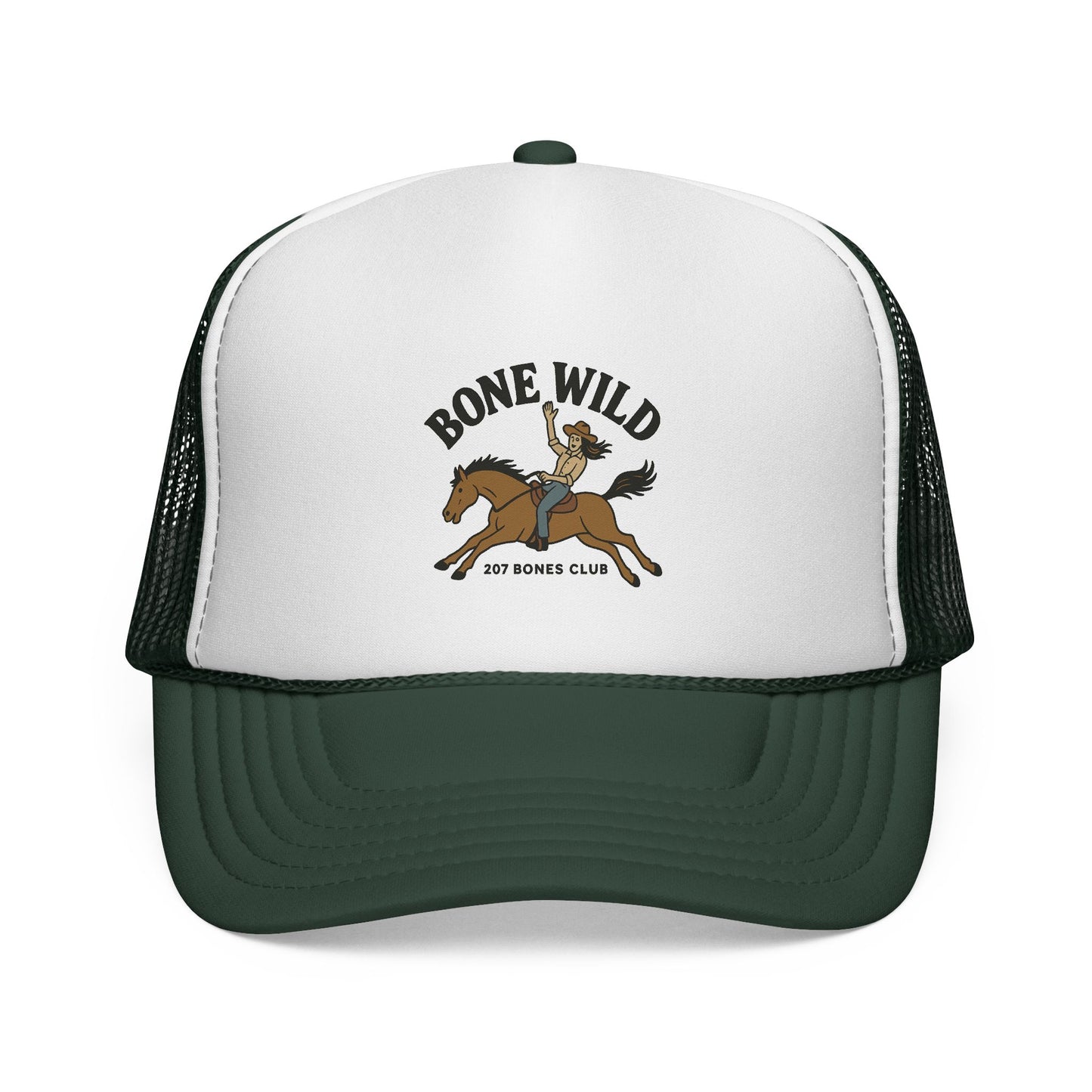 Bone Wild Foam Trucker Cap - Casual Style