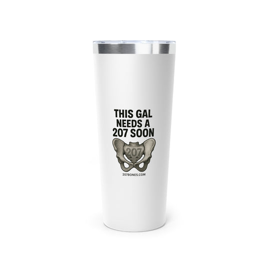 Copper Insulated Tumbler with Fun Quote, Travel Mug, Gift for Her, Coffee Tumbler, Birthday Present, Outdoor Adventure Cup