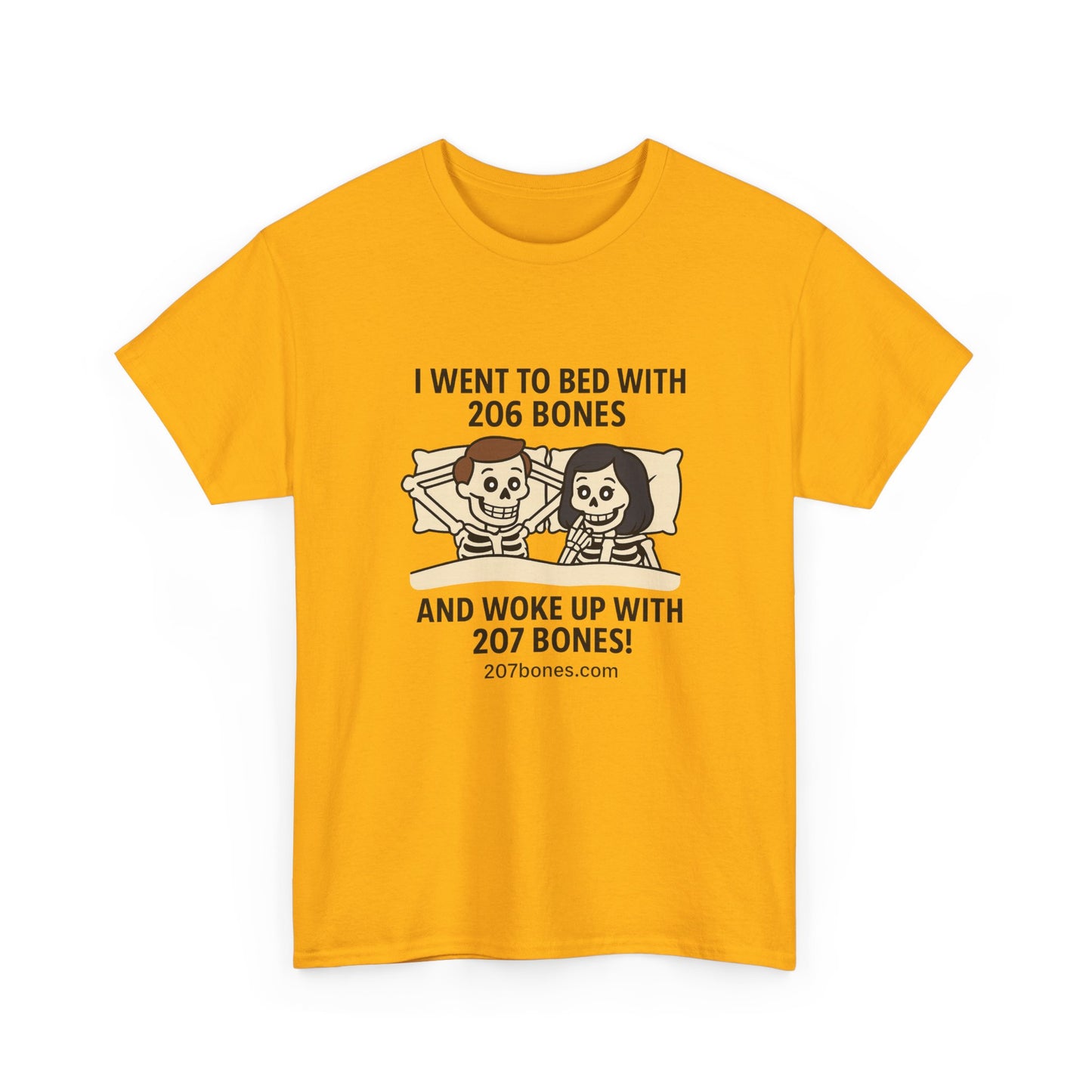 Funny Bone Humor Tee, Unisex Cotton T-Shirt, Gift for Halloween, Quirky Graphic Tee, Unique Birthday Present
