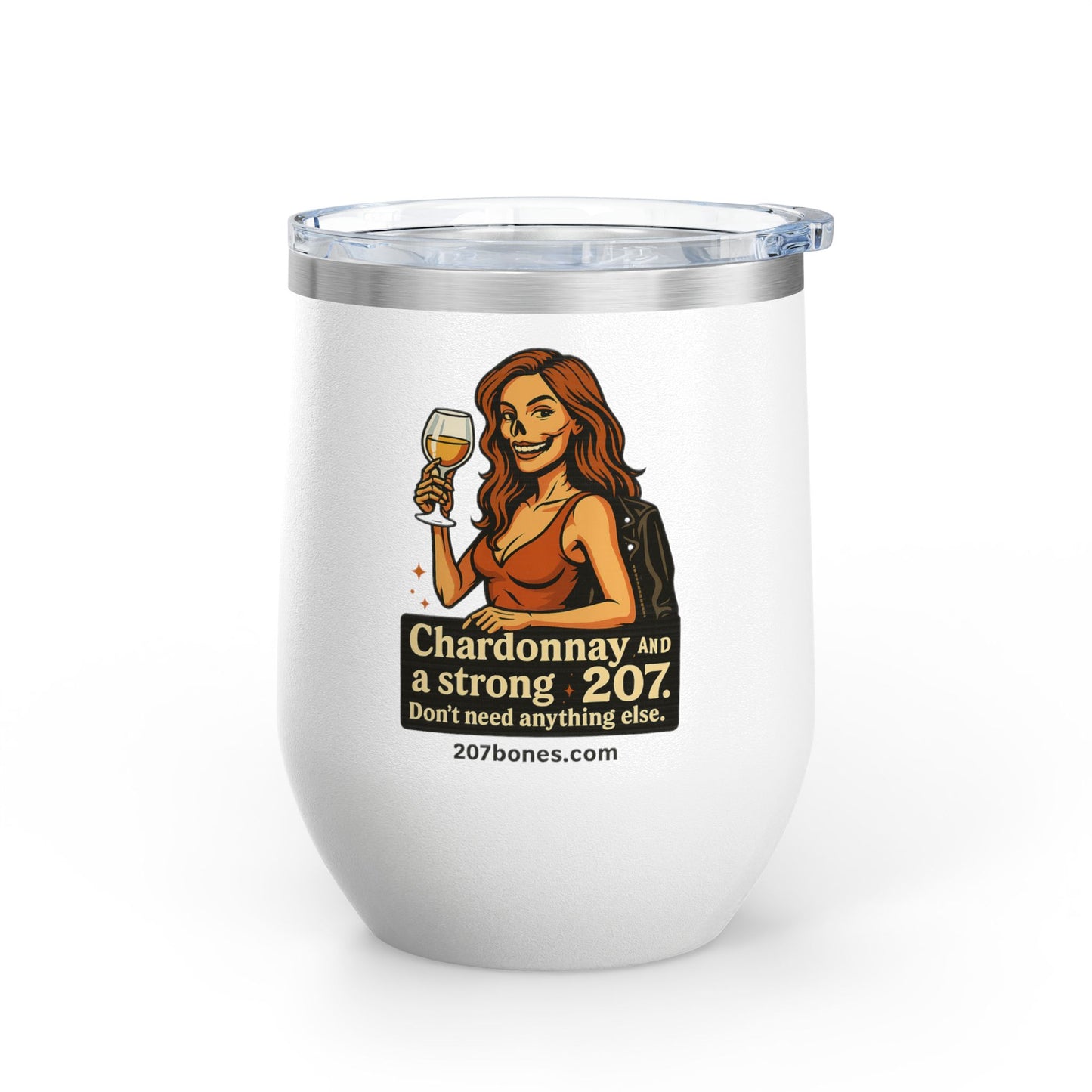 Chardonnay Wine Tumbler, Funny Wine Gift, 12oz Insulated Cup for Wine Lovers, Perfect for Parties and Celebrations, Unique Gift Ideas, [...]