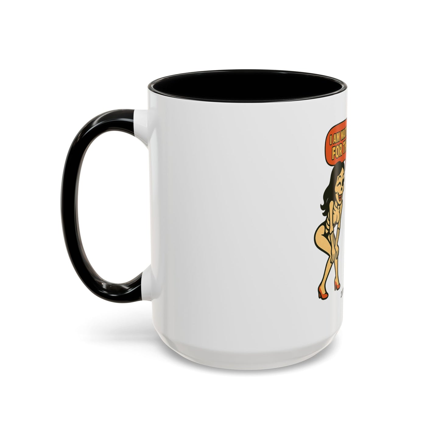 Playful Skeleton Coffee Mug, Fun Gift for Halloween, Quirky Kitchen Decor, Unique Drinking Cup, Halloween Humor Mug