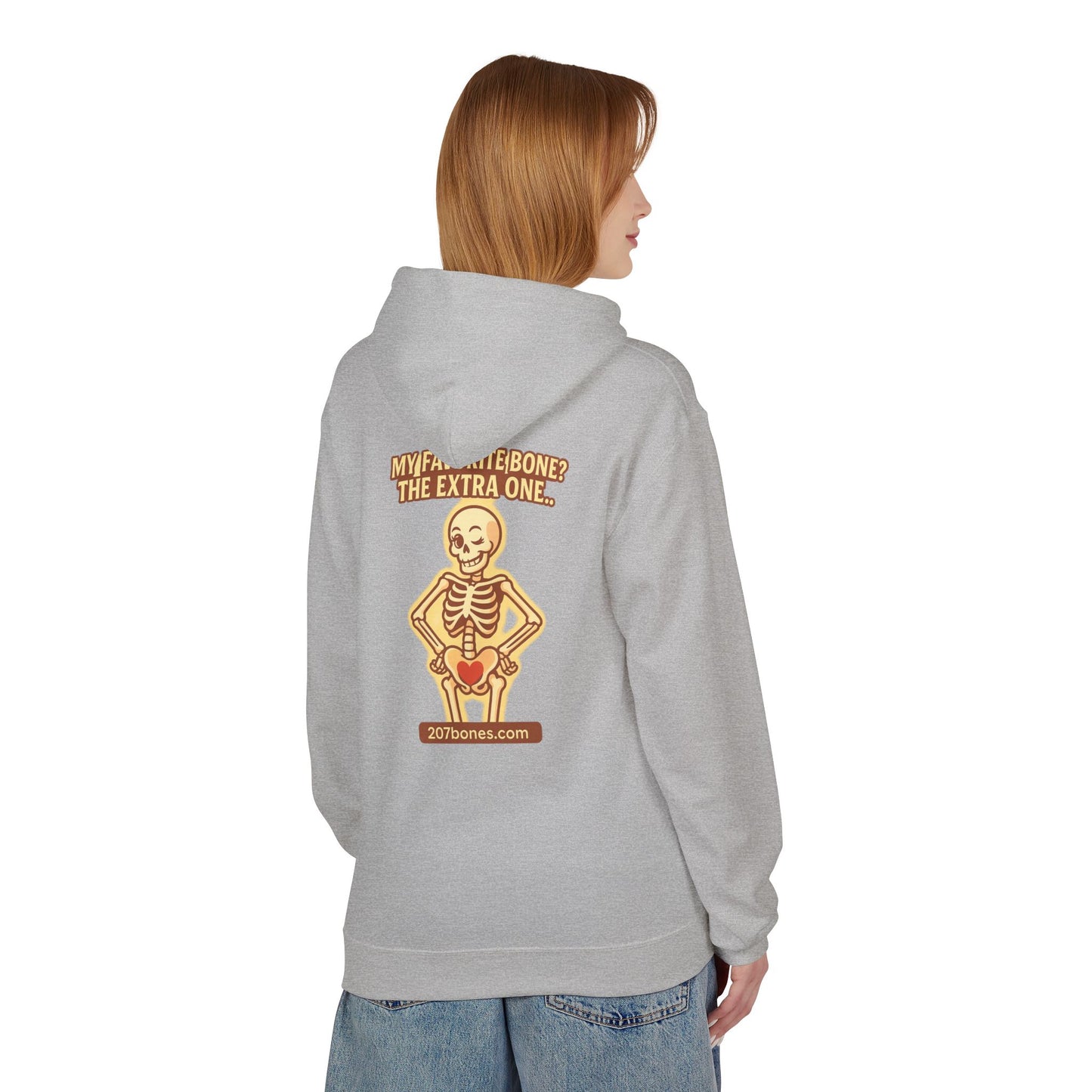Funny Skeleton Hoodie, Unisex Hoodie, Halloween Apparel, Gift for Bone Lovers, Cute and Comfy Sweatshirt
