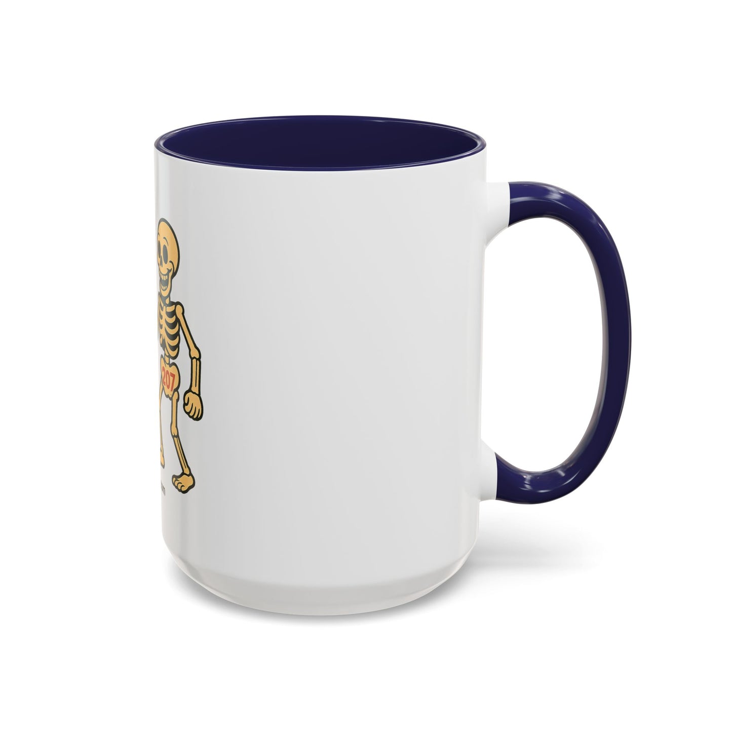Playful Skeleton Coffee Mug, Fun Gift for Halloween, Quirky Kitchen Decor, Unique Drinking Cup, Halloween Humor Mug