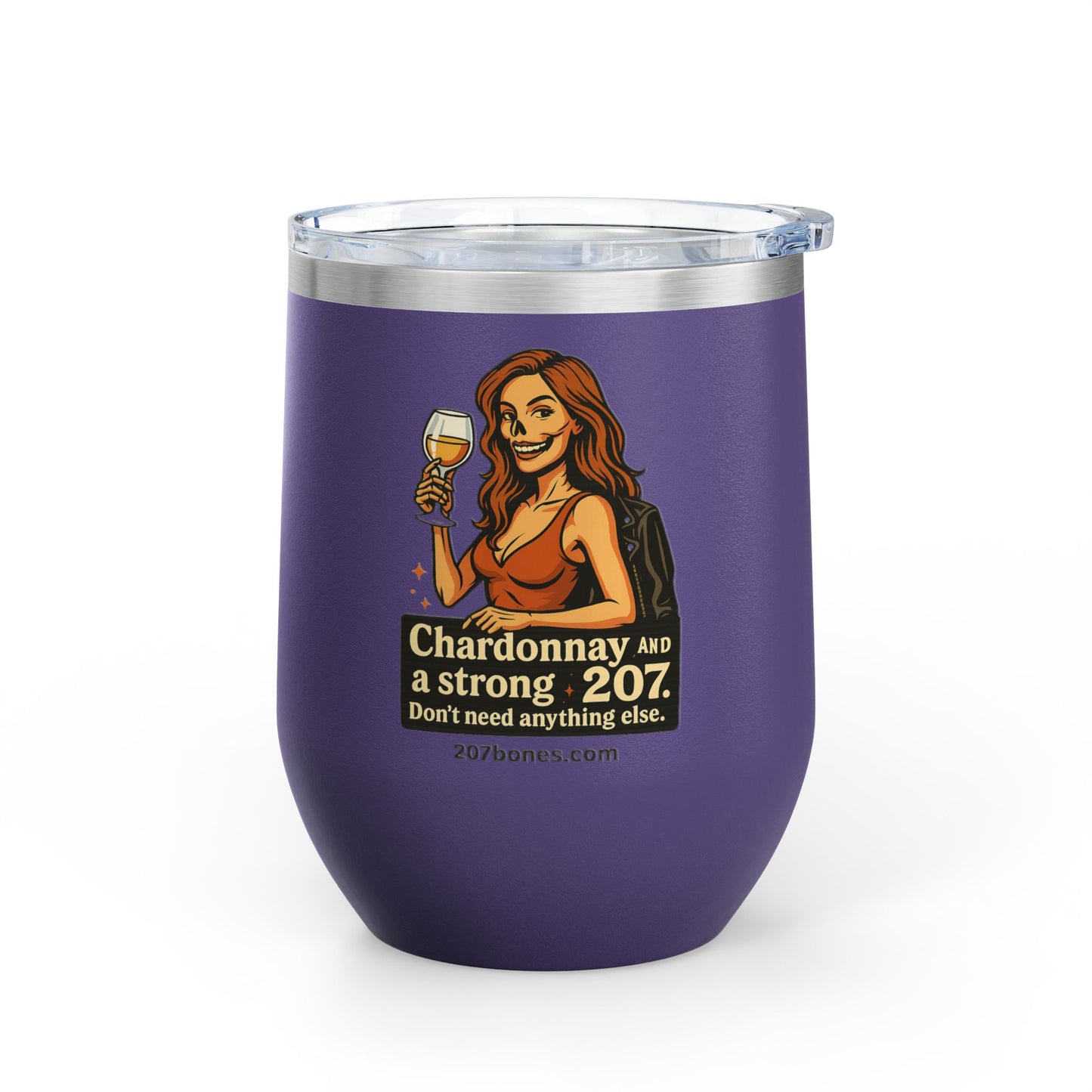 Chardonnay Wine Tumbler, Funny Wine Gift, 12oz Insulated Cup for Wine Lovers, Perfect for Parties and Celebrations, Unique Gift Ideas, [...]