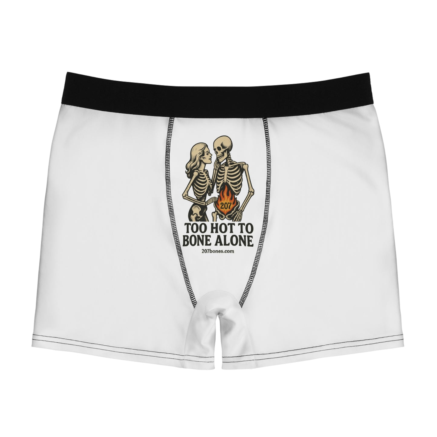 Men's Funny Boxer Briefs, Skeleton Design, Halloween Gift, Unique Underwear, Comfortable Boxers, Novelty Menswear