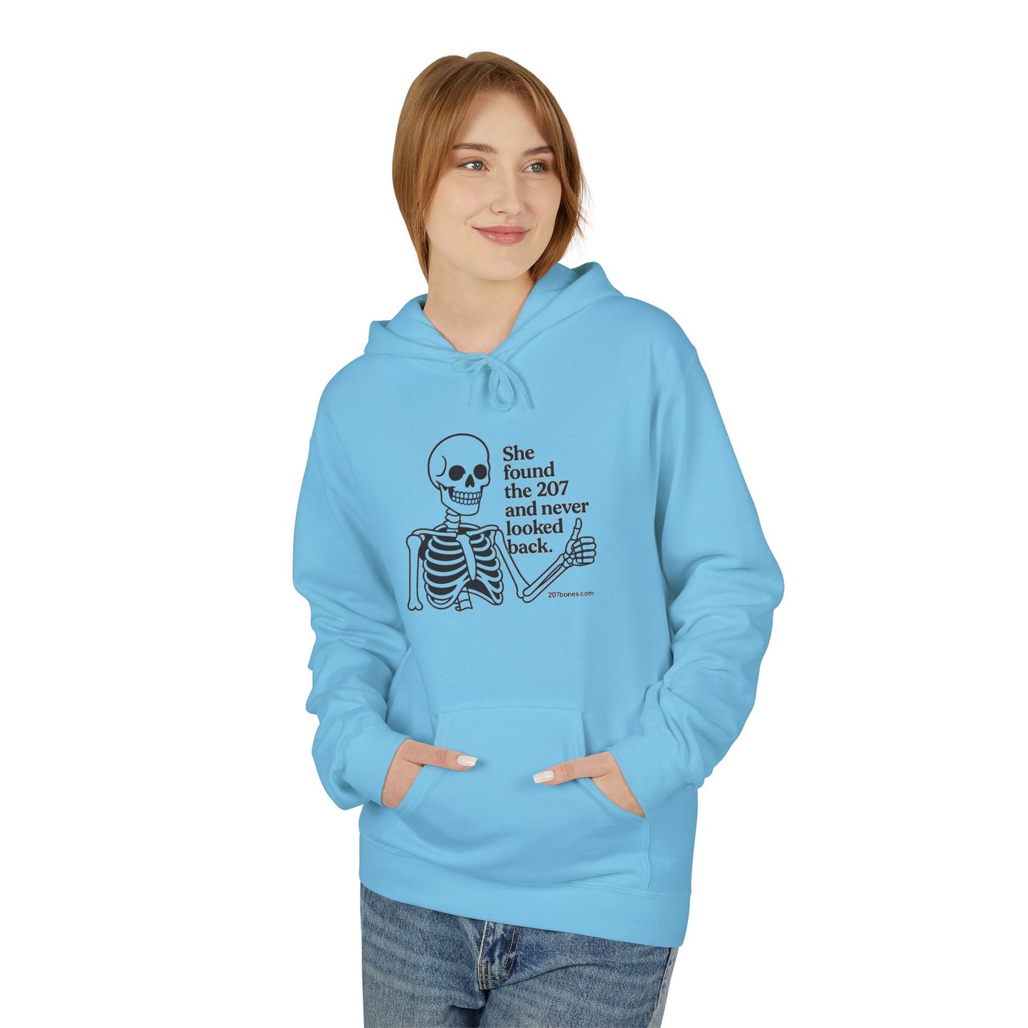 Funny Skeleton Hoodie, Unisex Halloween Fleece Sweatshirt, Gift for Him/Her, Cozy Casual, Holiday Fun, Skeleton Graphic Tee