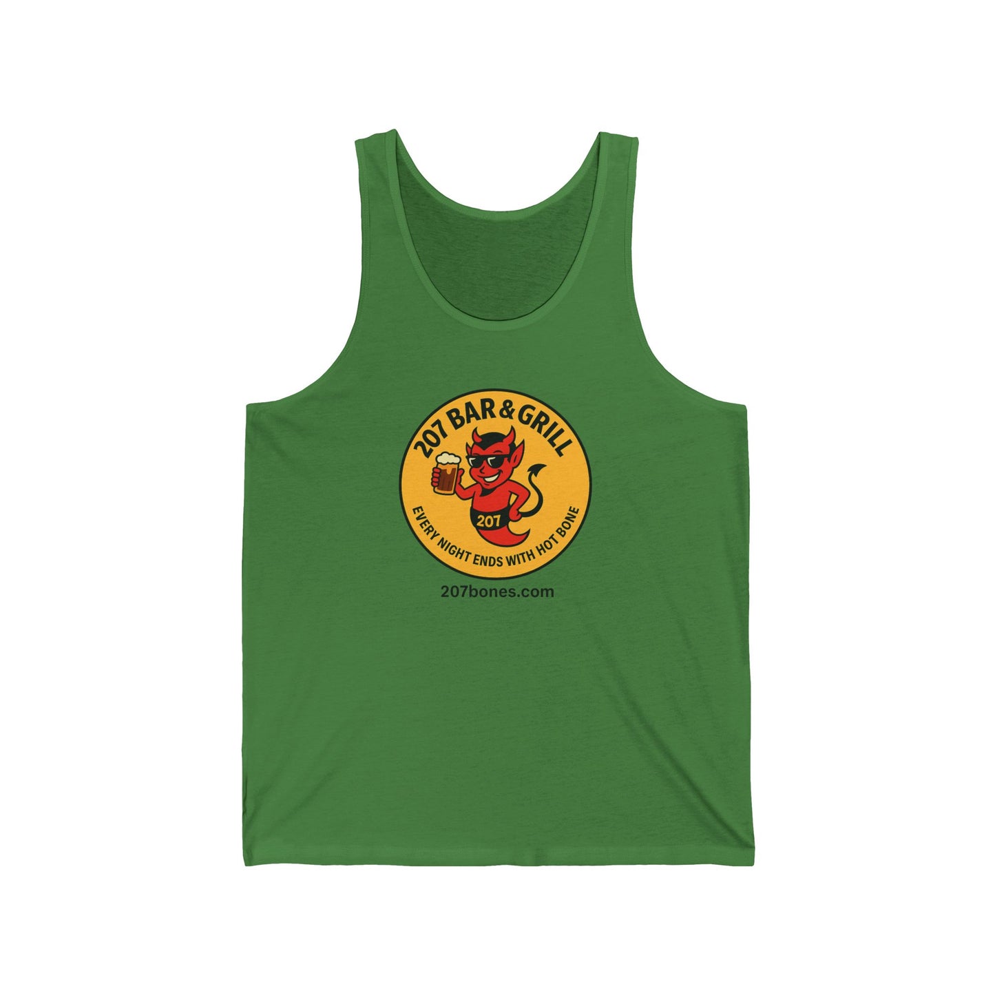 Custom Unisex Jersey Tank Top - Perfect for Summer BBQs, Casual Outings, Bar and Grill Events, Gifts for Foodies, Beach Wear
