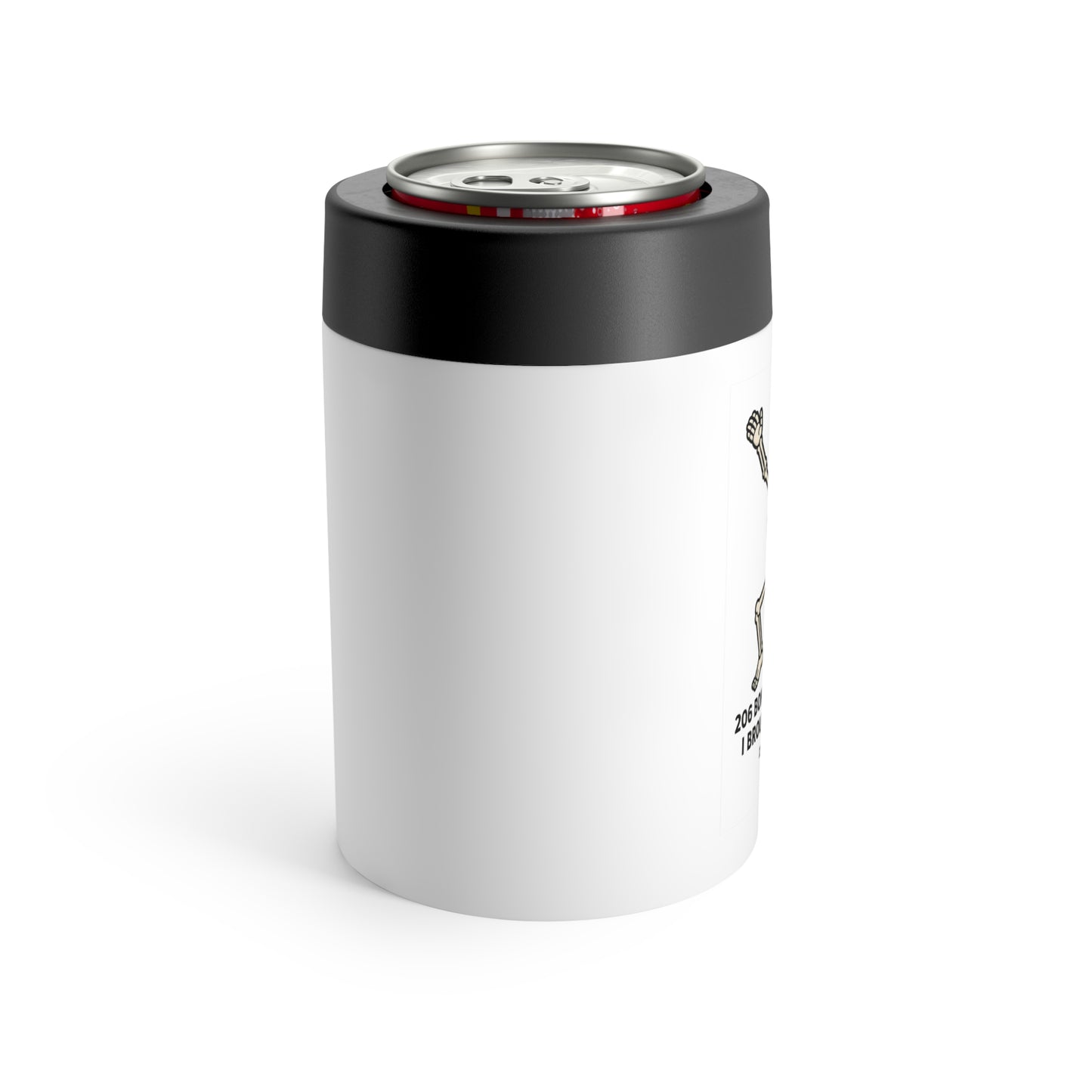 Skeleton-Themed Can Holder, Funny Drink Insulator for Halloween, Birthday Gift, Party Favor, Novelty Cooler