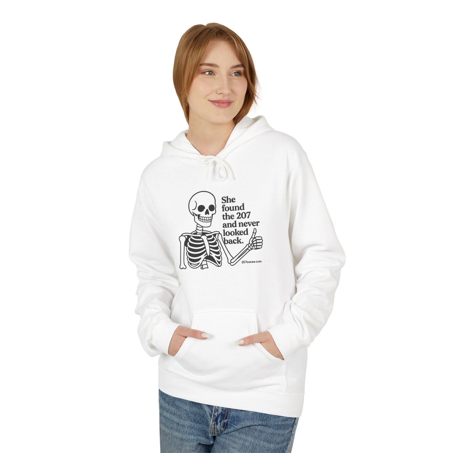 Funny Skeleton Hoodie, Unisex Halloween Fleece Sweatshirt, Gift for Him/Her, Cozy Casual, Holiday Fun, Skeleton Graphic Tee
