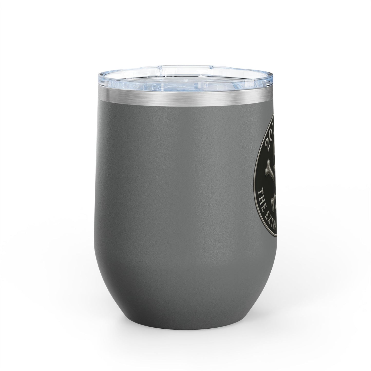Skull Wine Tumbler, 12oz - Perfect for Parties, Gifts, Camping, 207 Club Inspired, Unique Drinkware