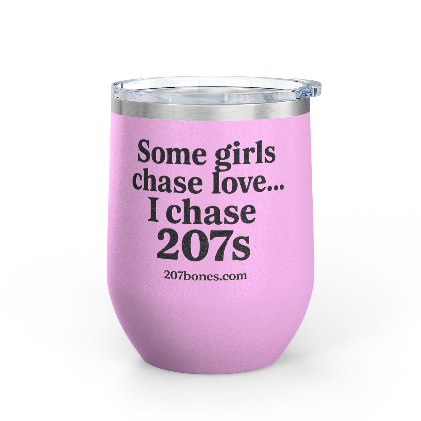 Wine Tumbler with Quote, Gifts for Car Lovers, Funny Wine Cup, Personalized Drinkware, Girls Who Chase 207s