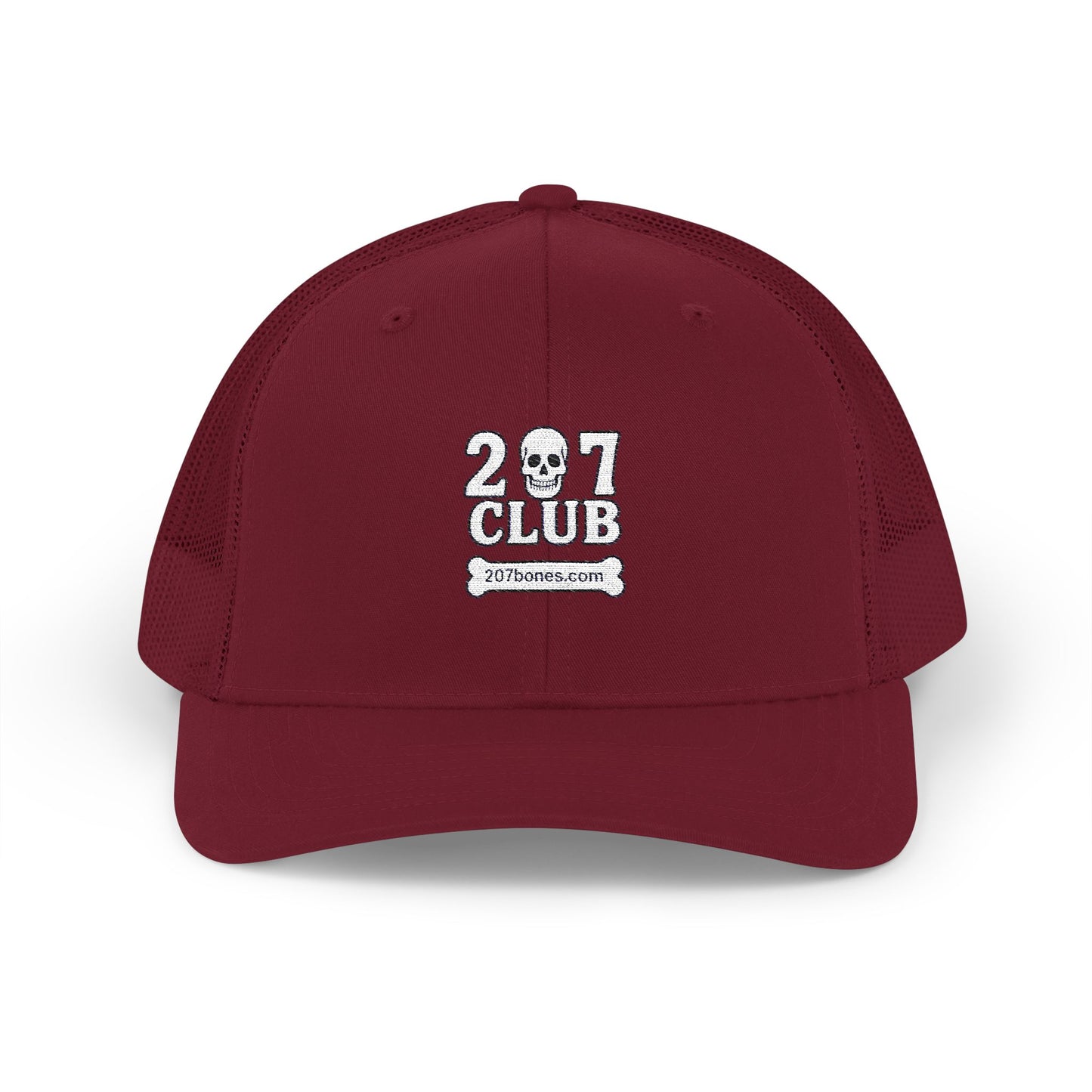 Skull Club Snapback Cap, Trendy Trucker Hat, Outdoor Adventure Gear, Casual Streetwear, Gothic Style Accessory