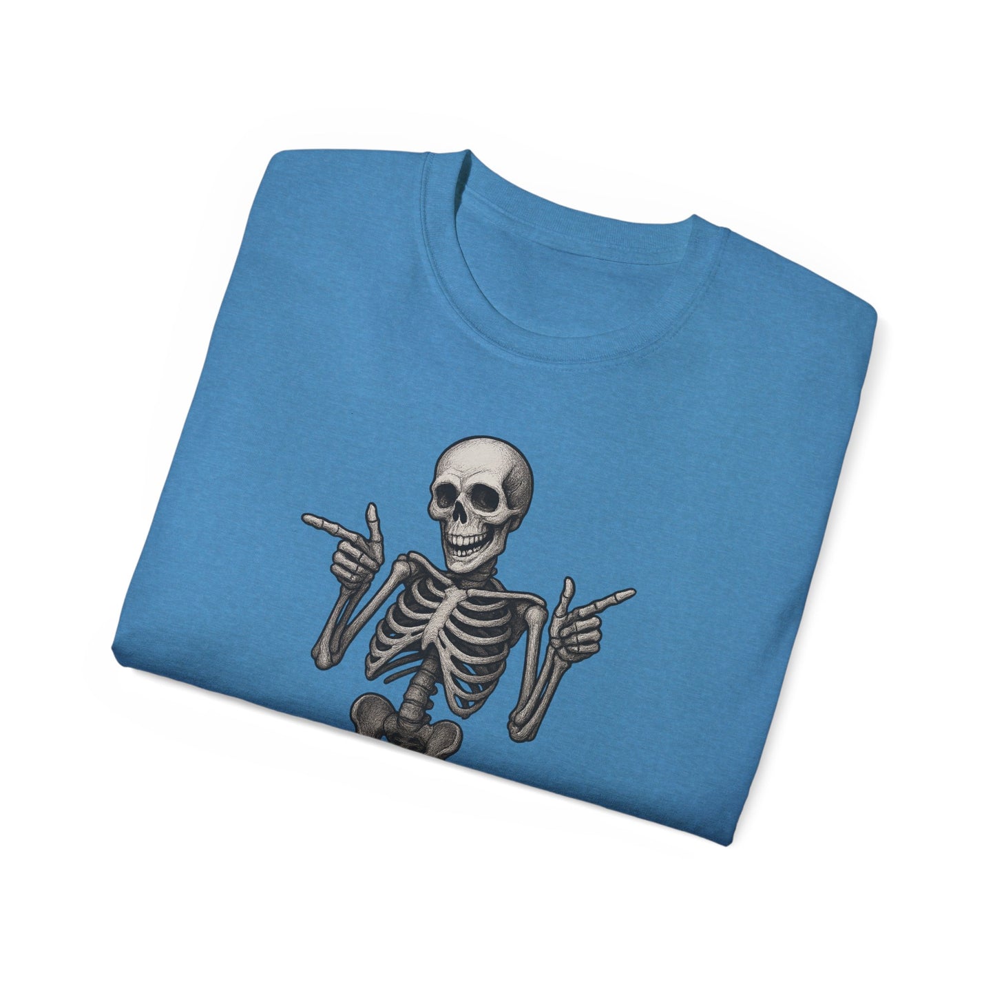 Skeleton Humor Tee: Perfect for Halloween, Parties, Birthdays, Casual Outfits, Gifts