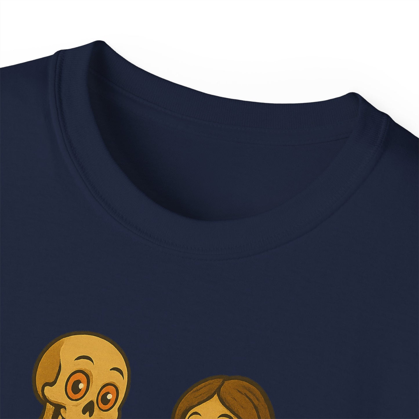 Skeleton Couple Tee, Funny Halloween Shirt, Gift for Couples, Spooky T-Shirt, Unisex Graphic Tee, Bone Humor Top