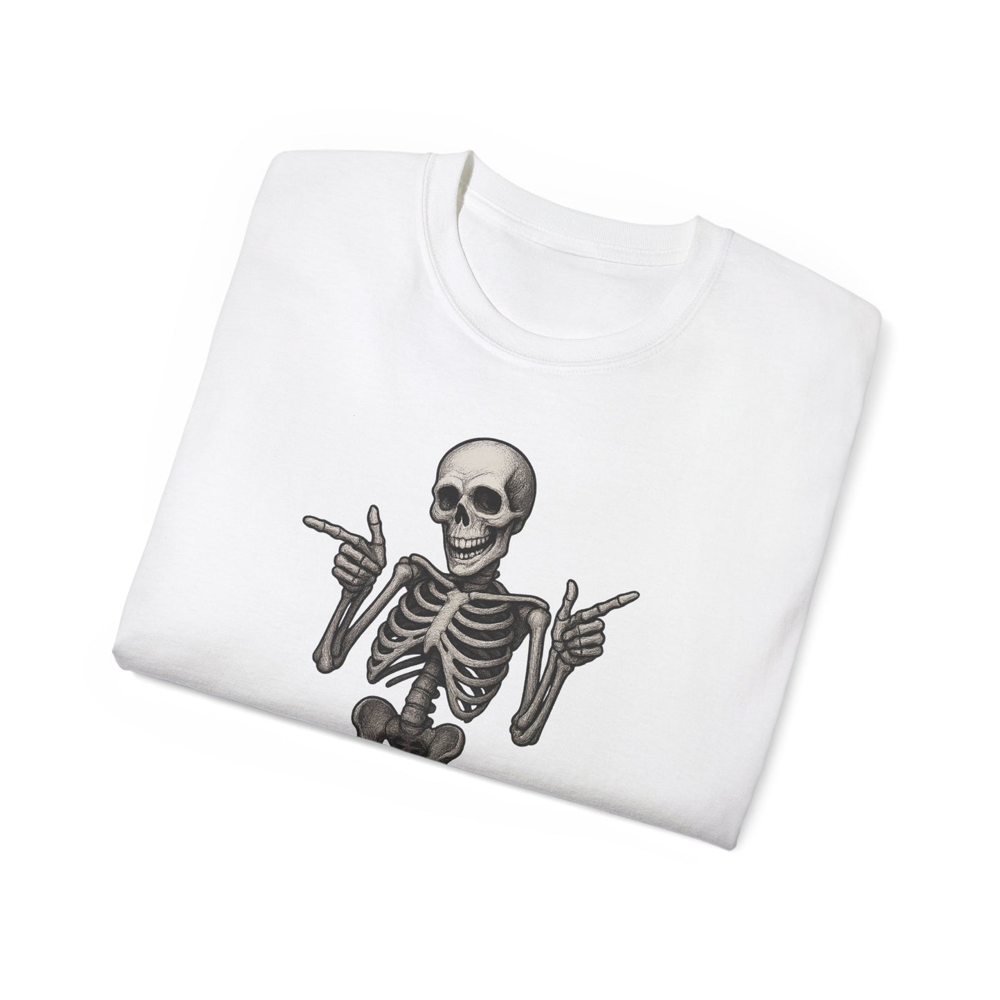 Skeleton Humor Tee: Perfect for Halloween, Parties, Birthdays, Casual Outfits, Gifts